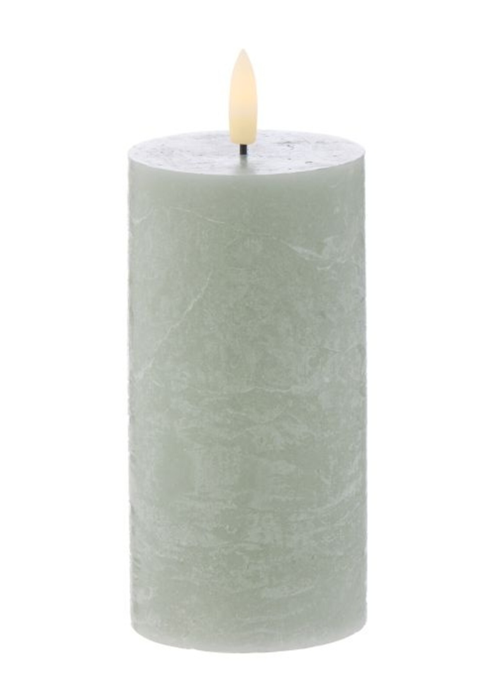Hughe LED Flickering Pillar Candle - 15cm