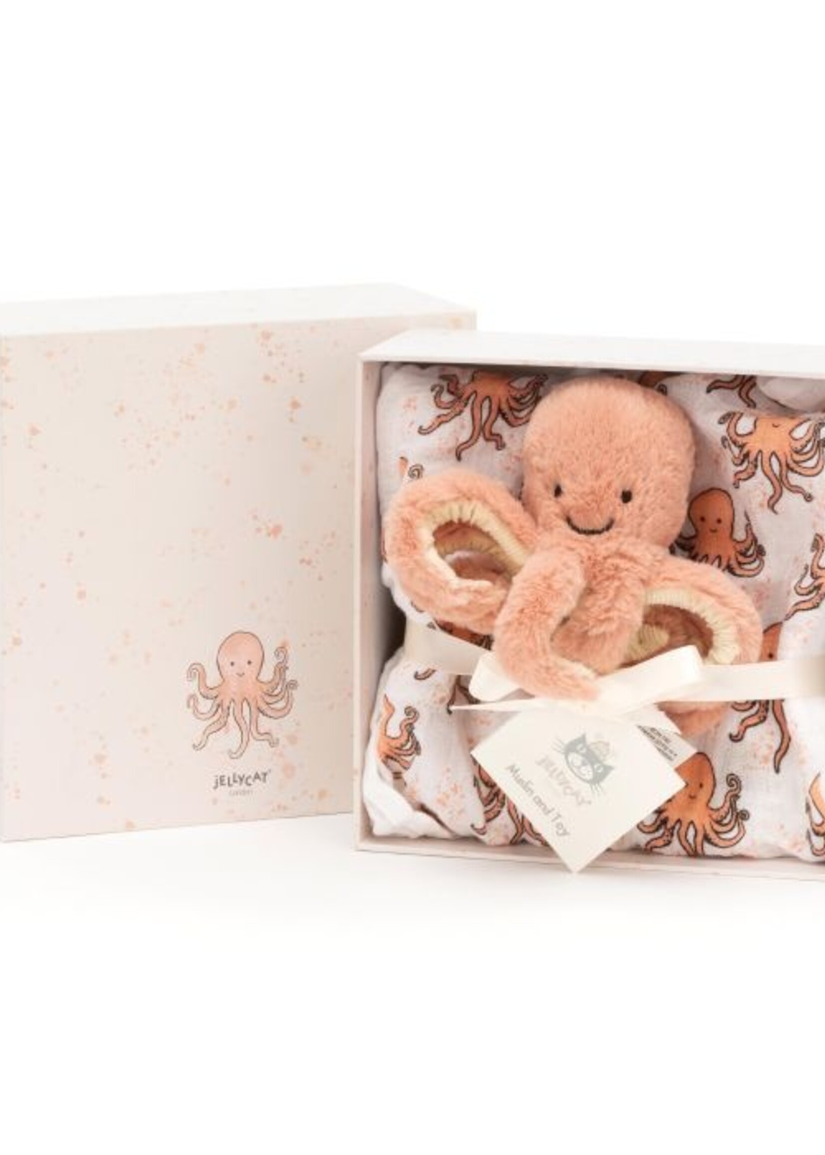 Jellycat Odell Octopus Gift Set