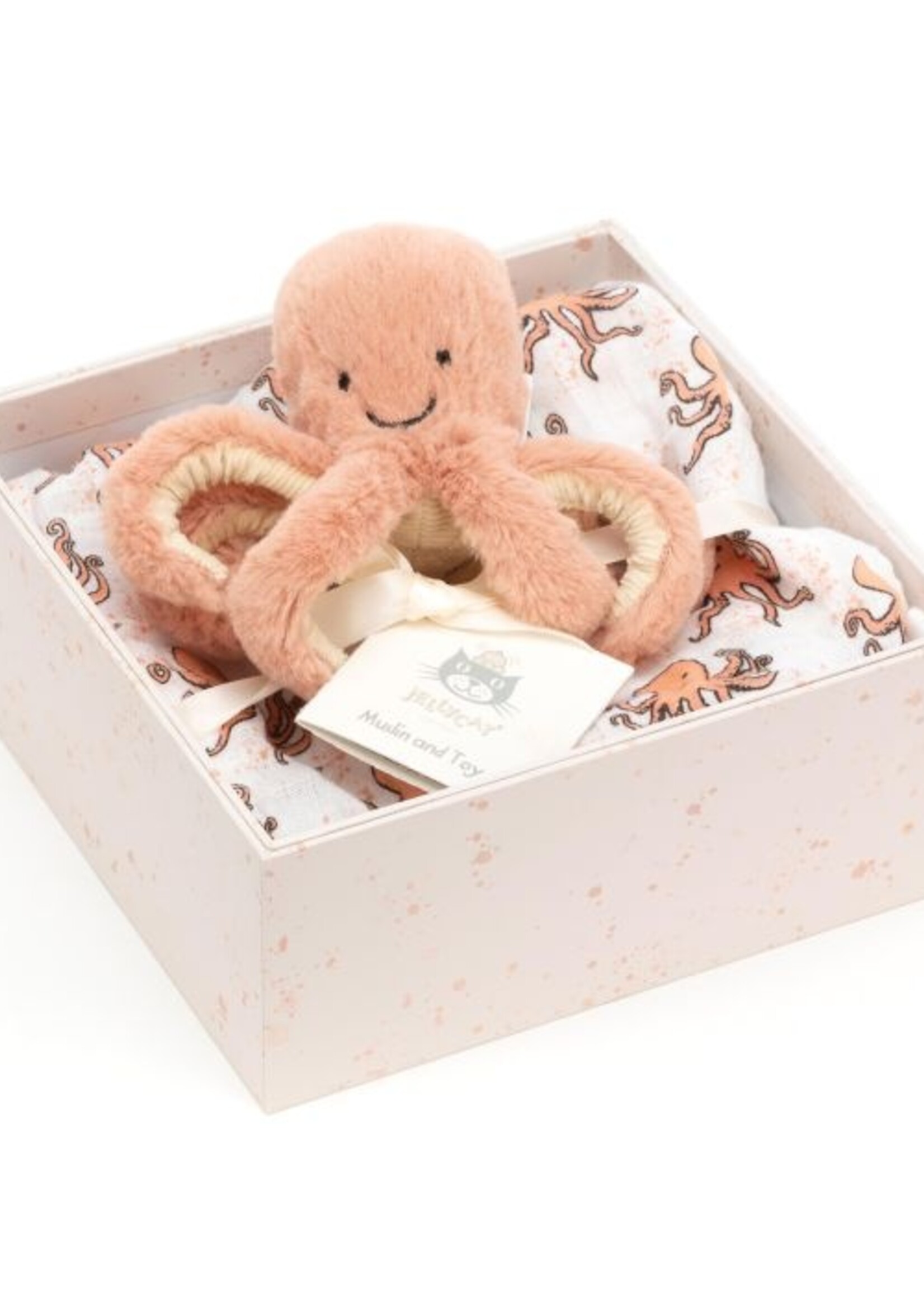 Jellycat Odell Octopus Gift Set