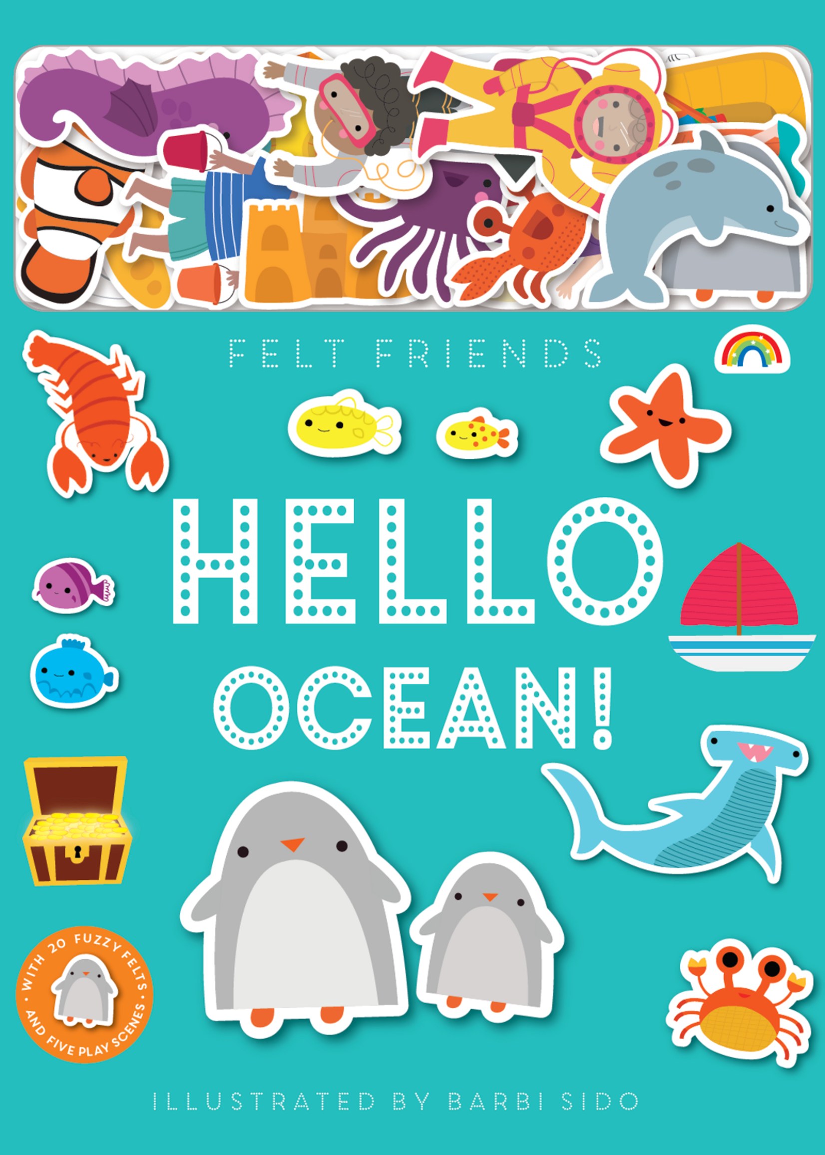 Really Decent Books Felt Friends - Hello Ocean!