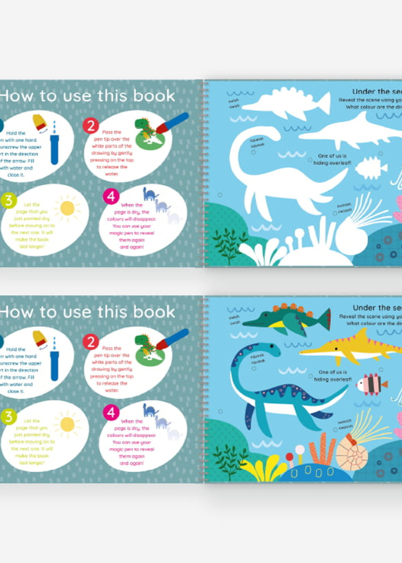 Really Decent Books Aquabooks - Dinosaur