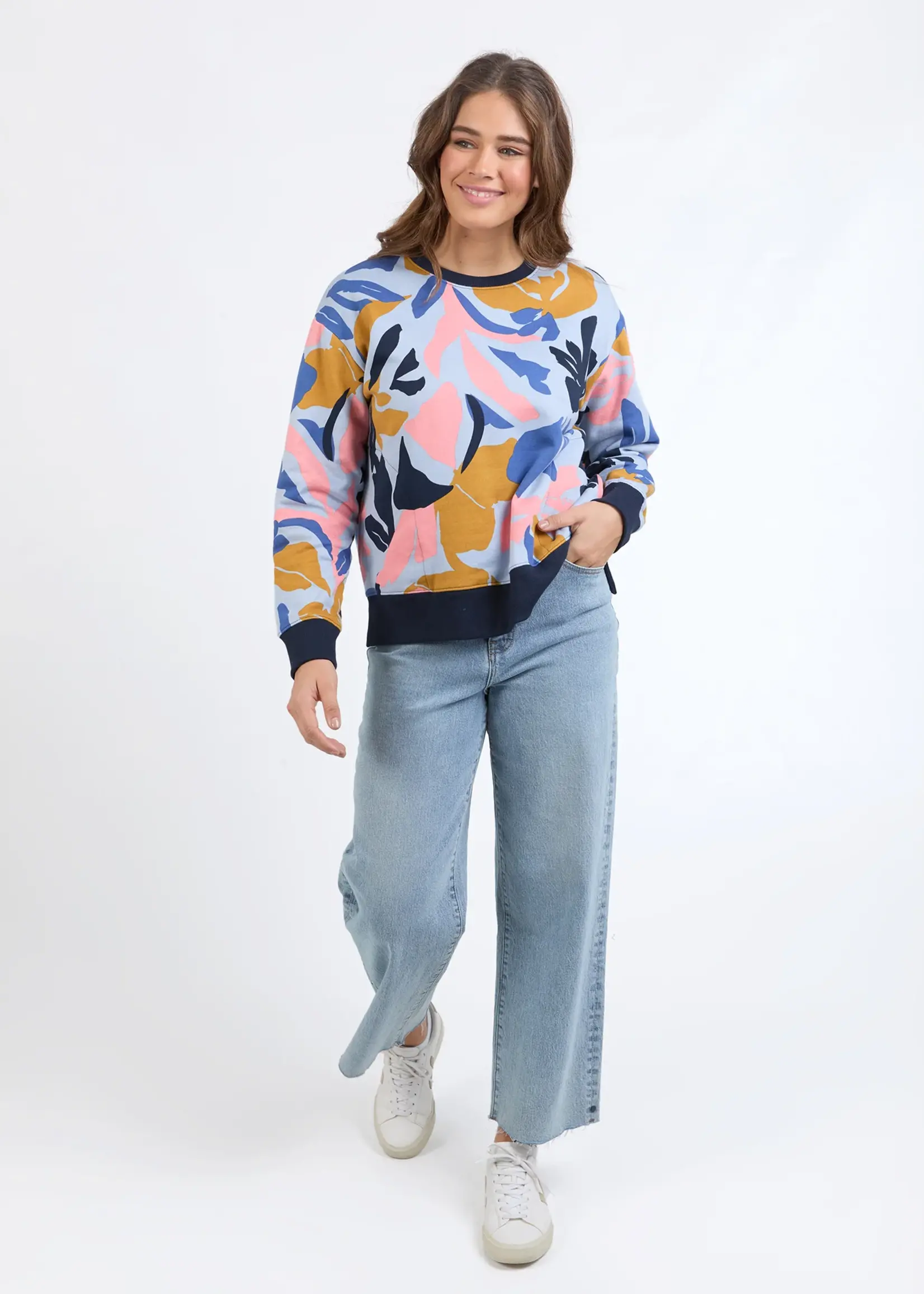 Elm Lifestyle Bleeker Crew All Over Print