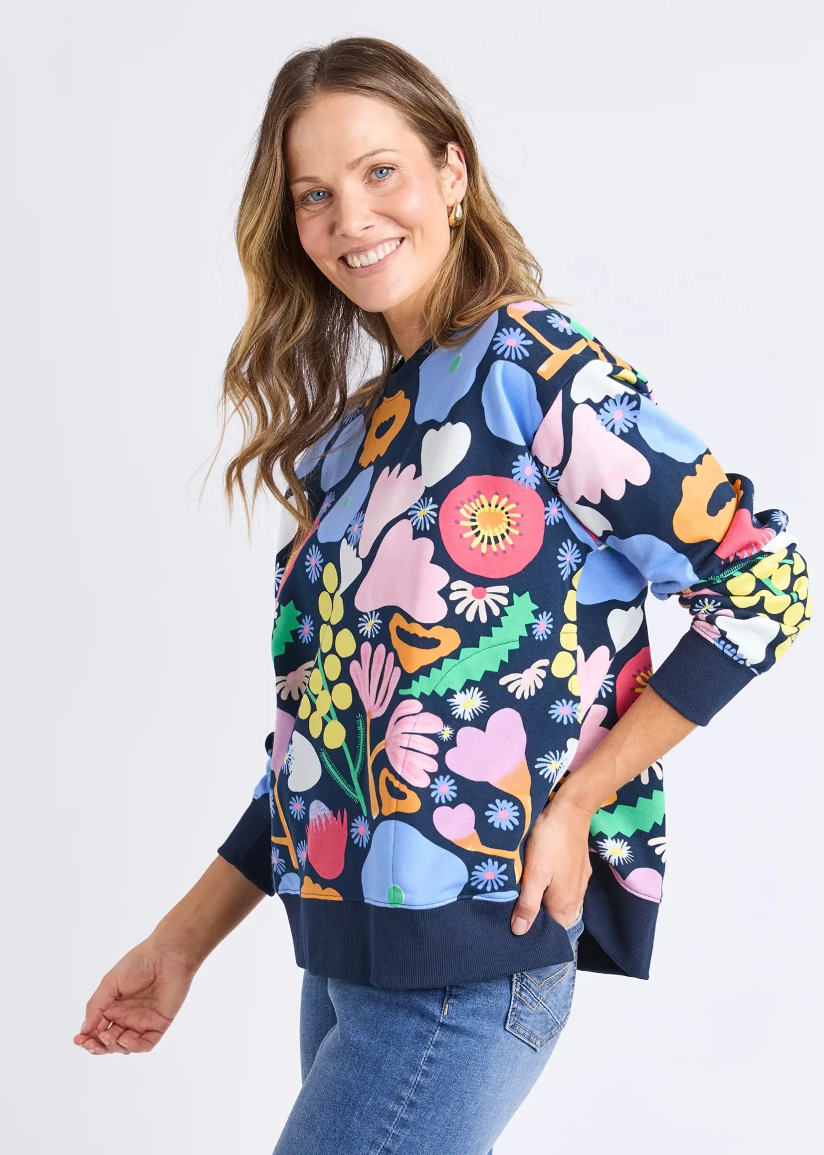 Elm Lifestyle Flower Medley Crew