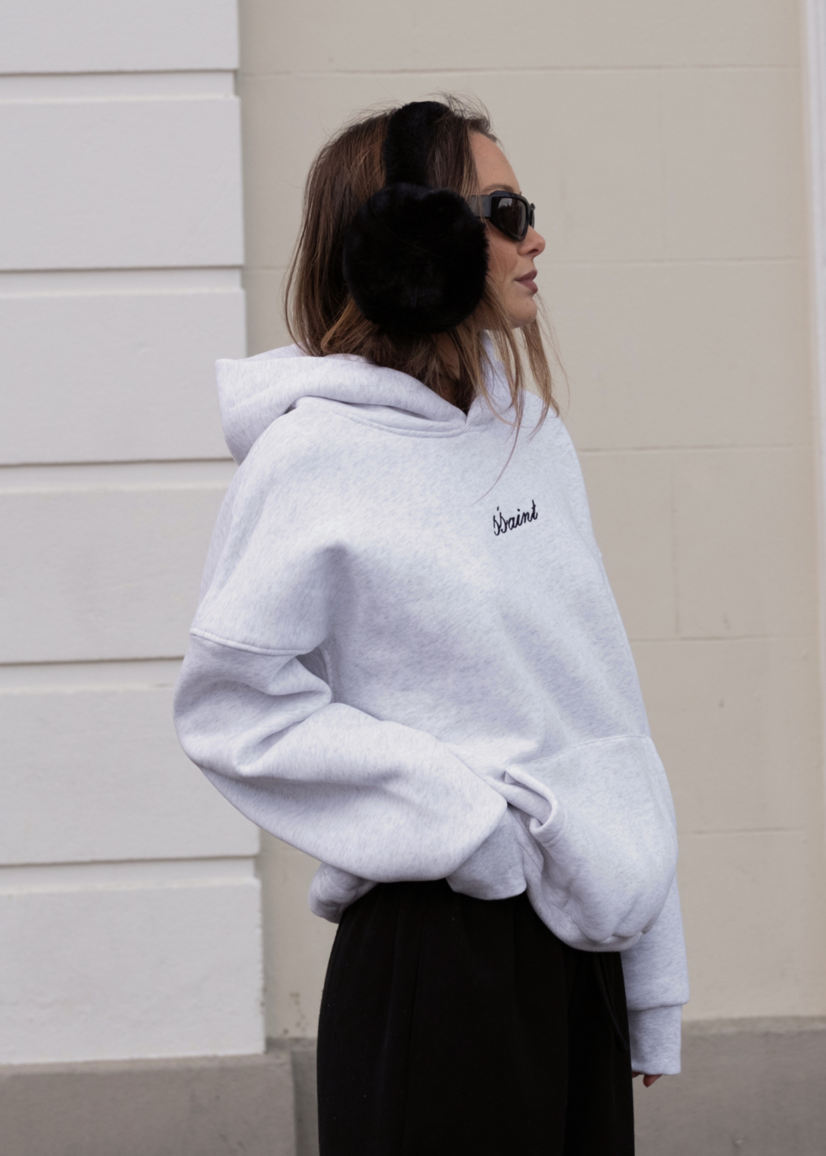 Ssaint Hoodie Logo Grey
