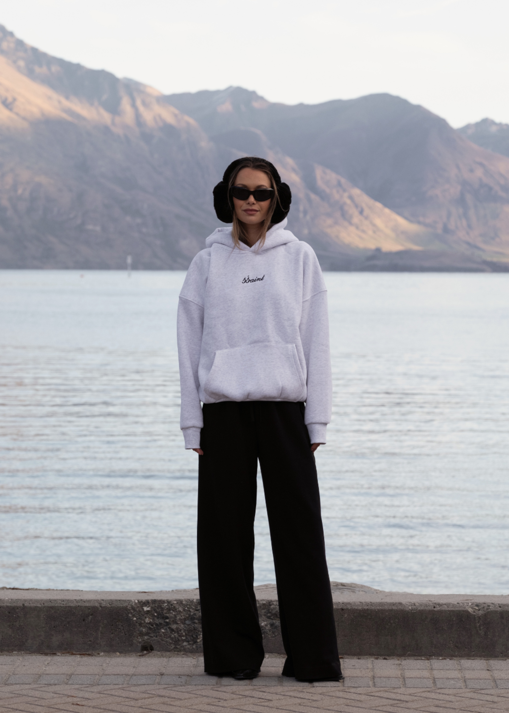 Ssaint Hoodie Logo Grey