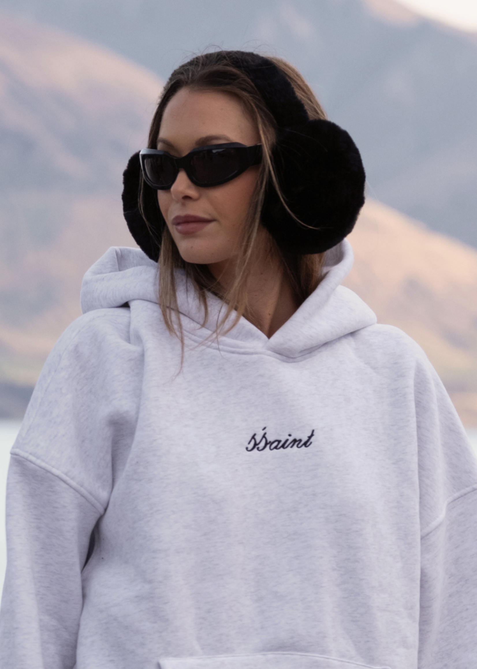 Ssaint Hoodie Logo Grey