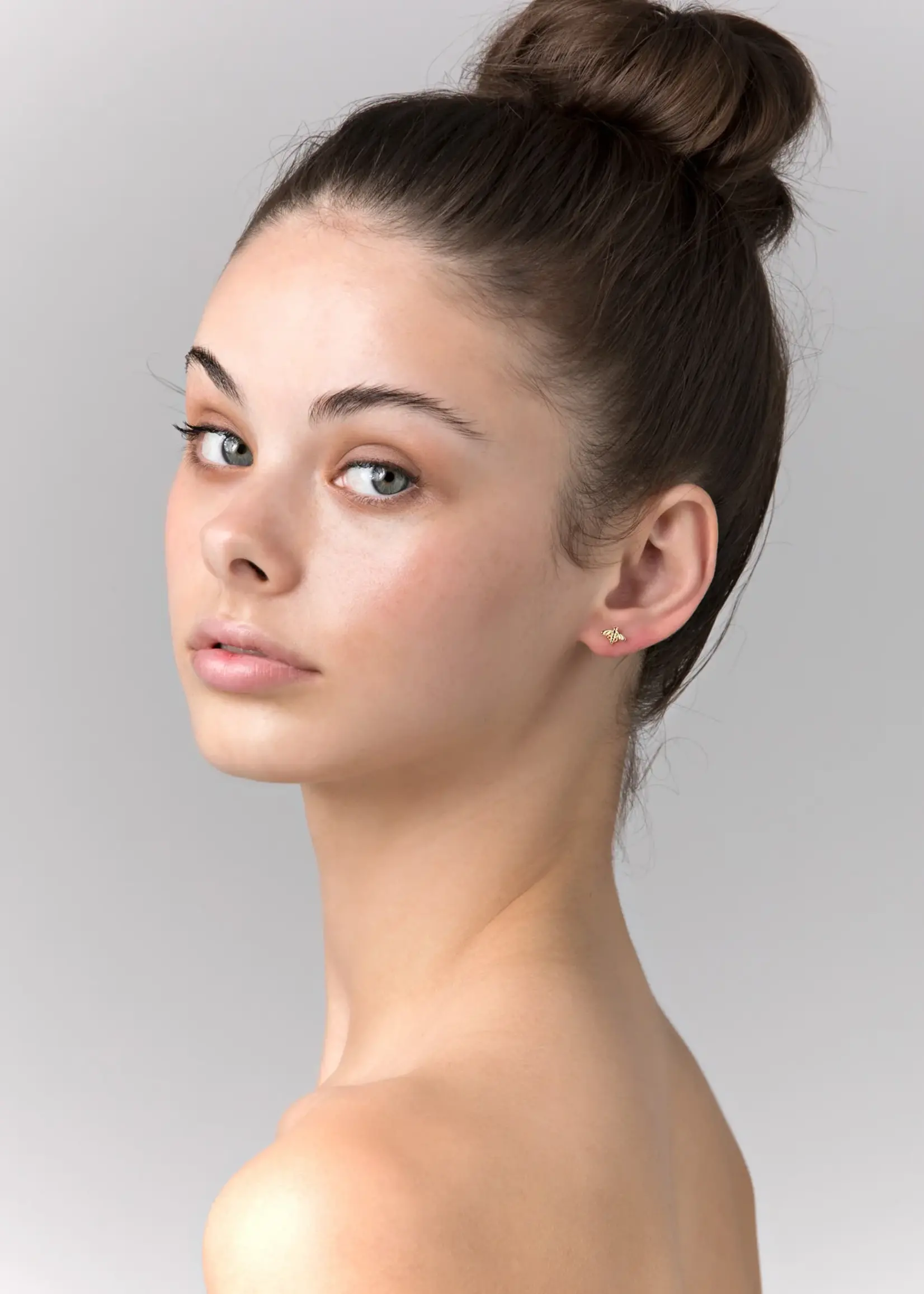 Liberte Petite Bee Gold Earring