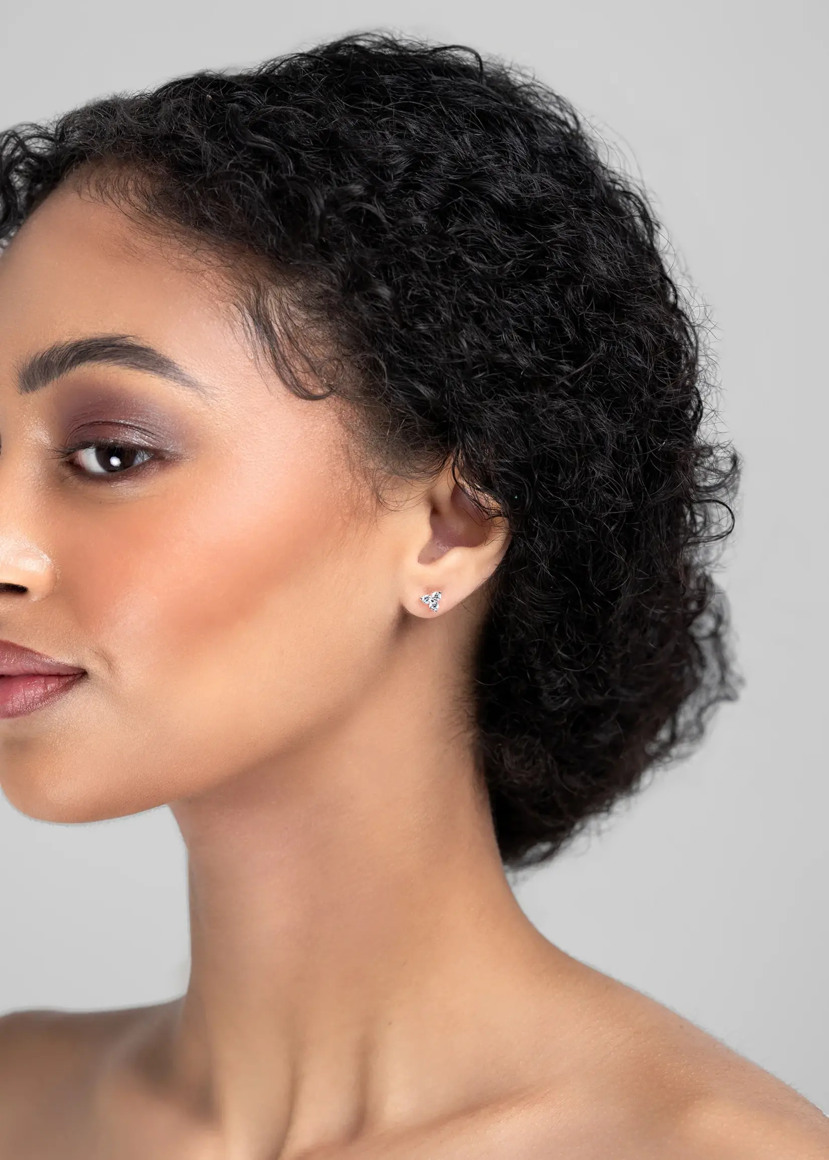 Liberte Petite Brigitte R Gold Earring