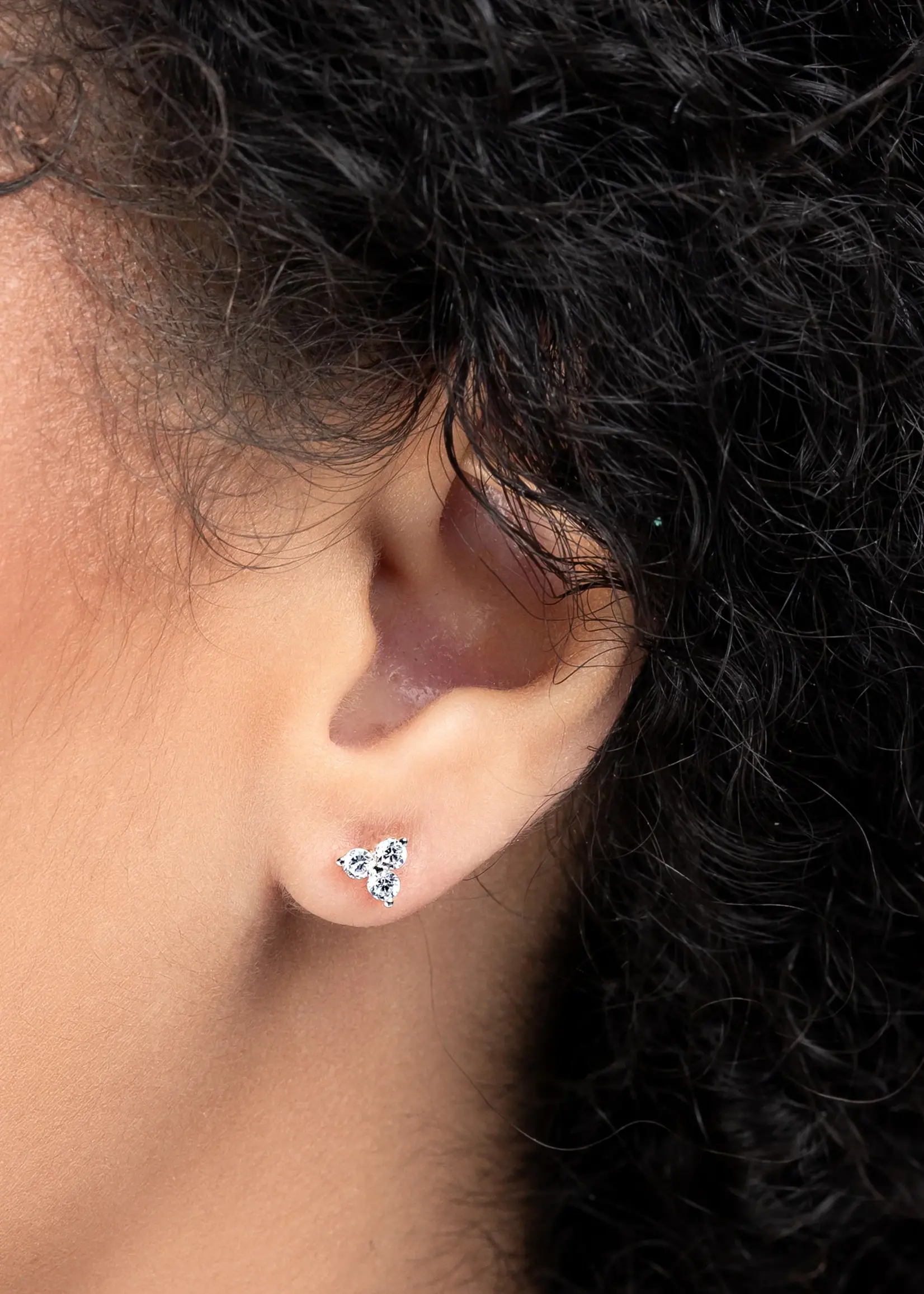 Liberte Petite Brigitte Silver Earring