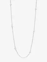 Liberte Lilibet Silver Pearl Necklace