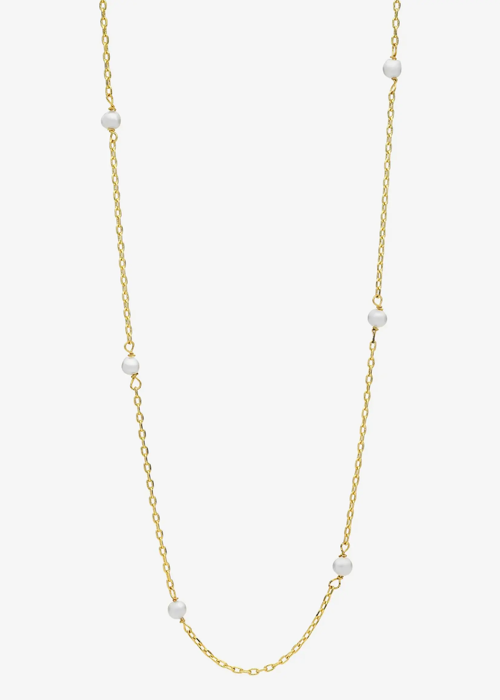 Liberte Lilibet Gold Pearl Necklace