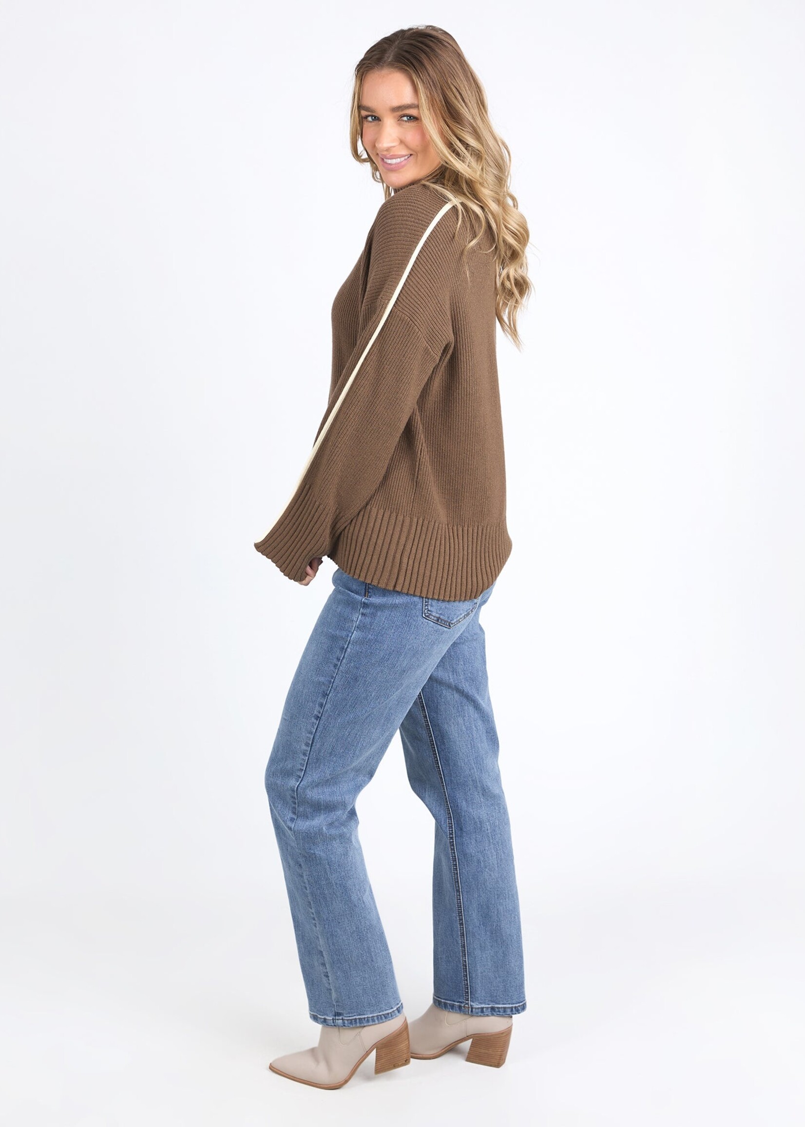 Foxwood Oliver Knit Coffee Quartz