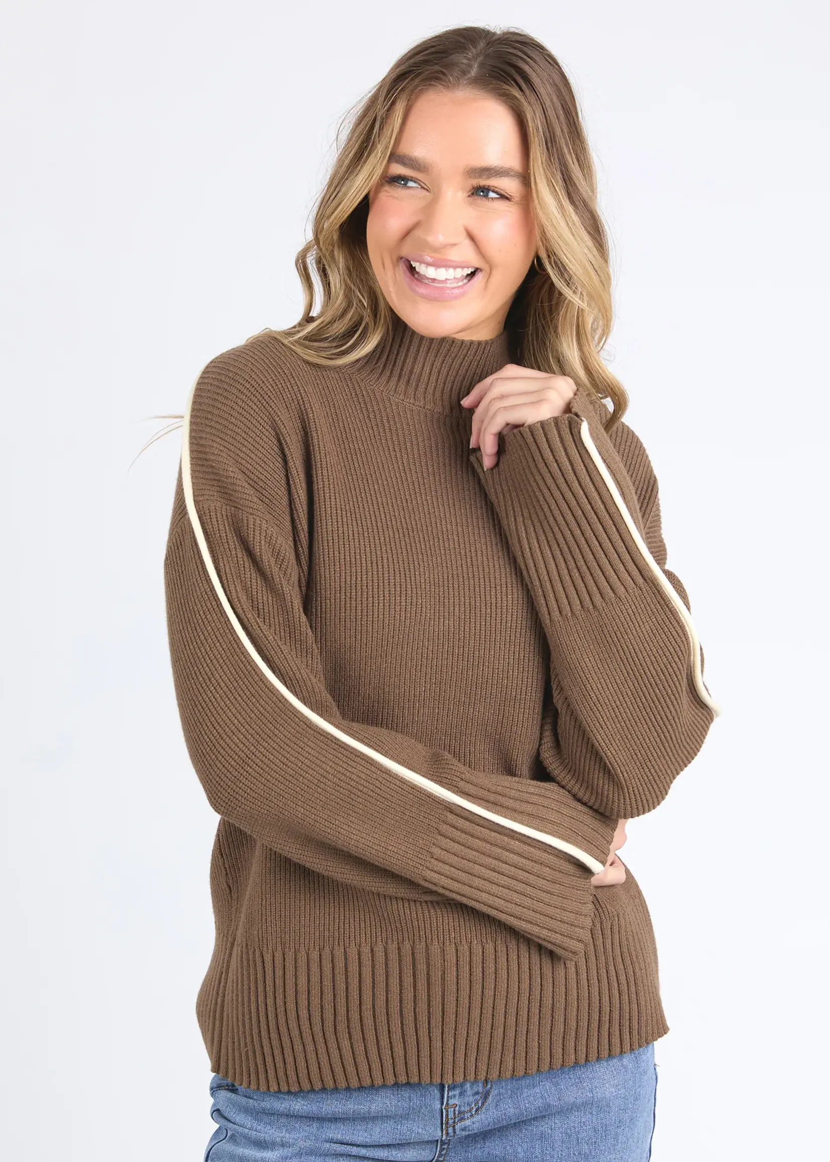 Foxwood Oliver Knit Coffee Quartz