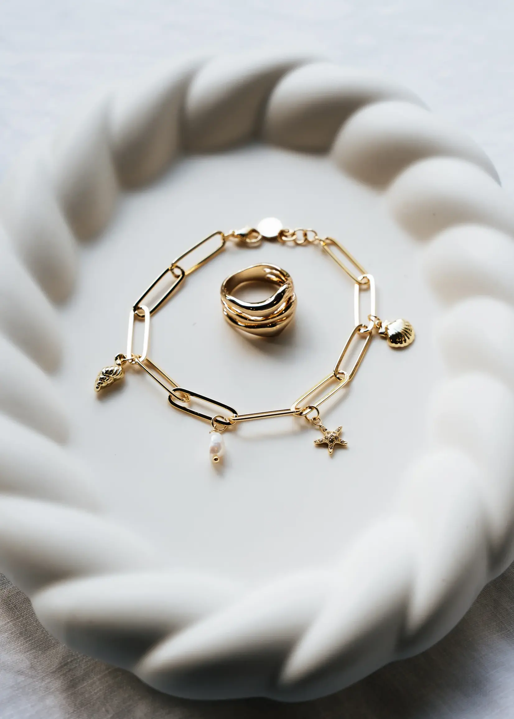 Liberte Louella Soft Gold Ring