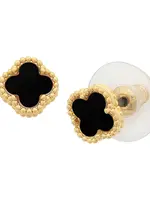 Liberte Reign Gold Jet Earring