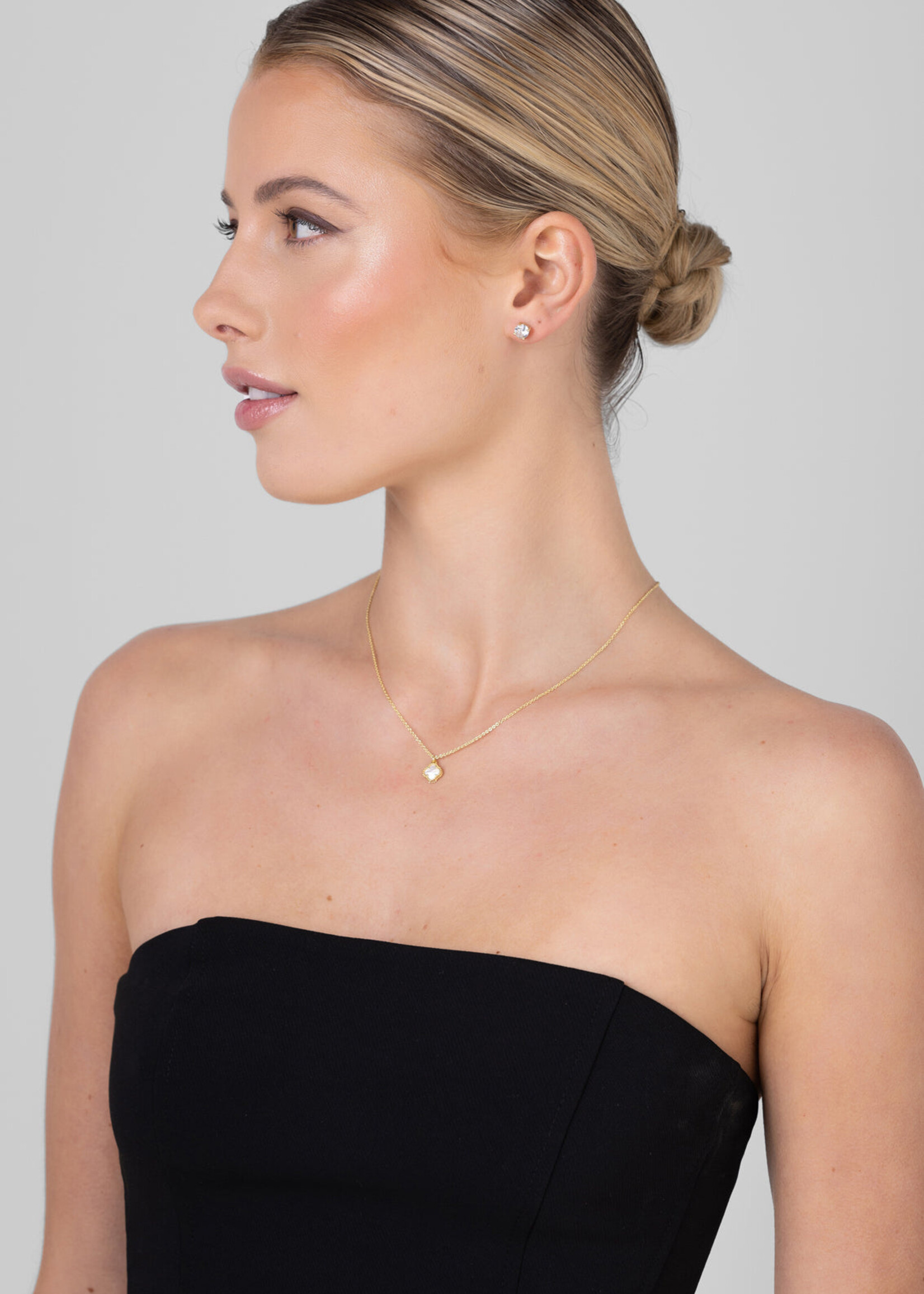 Liberte Reign Gold MOP Necklace