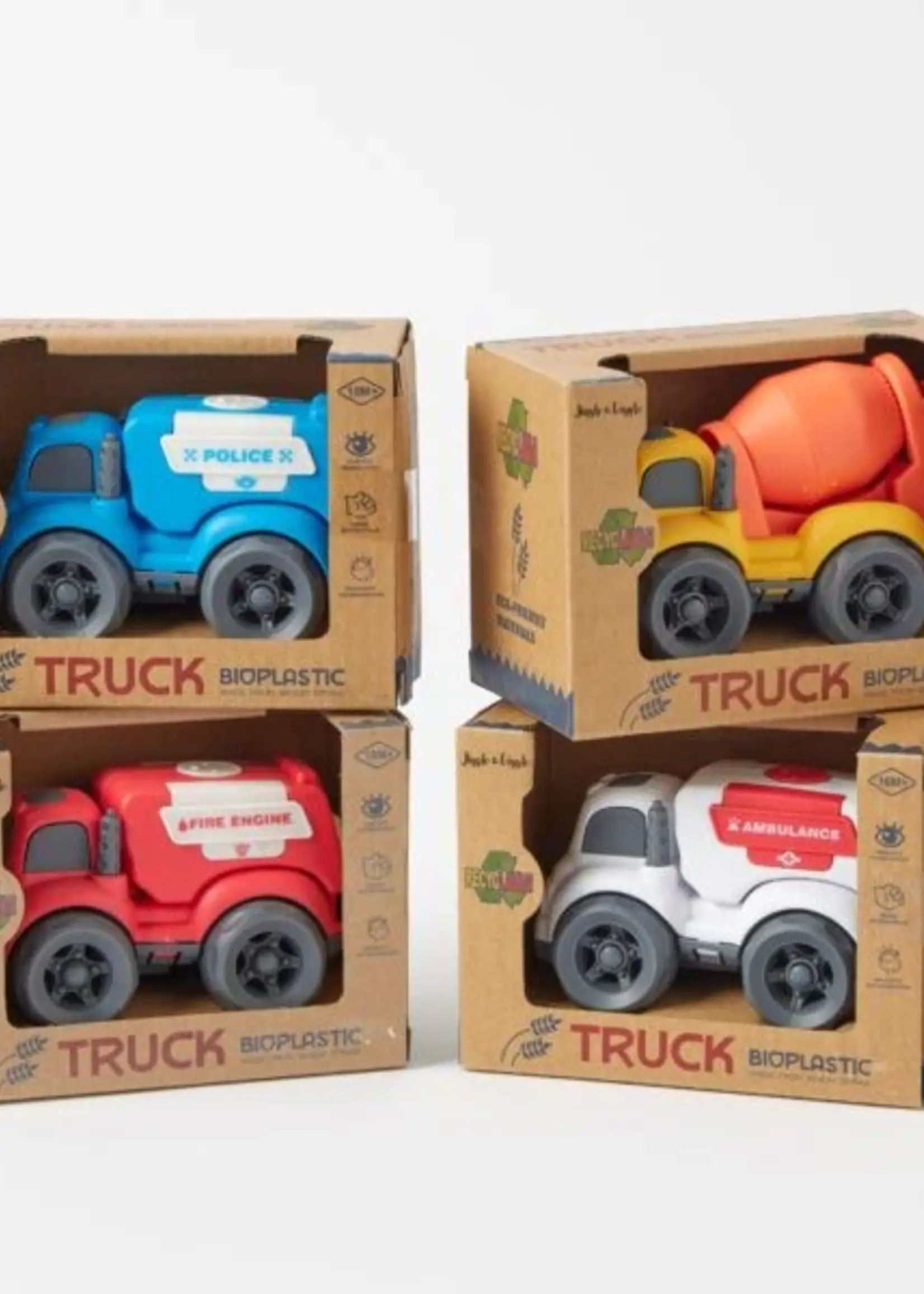 Jiggle & Giggle Bioplastic Utility Truck Small - 4 Asst
