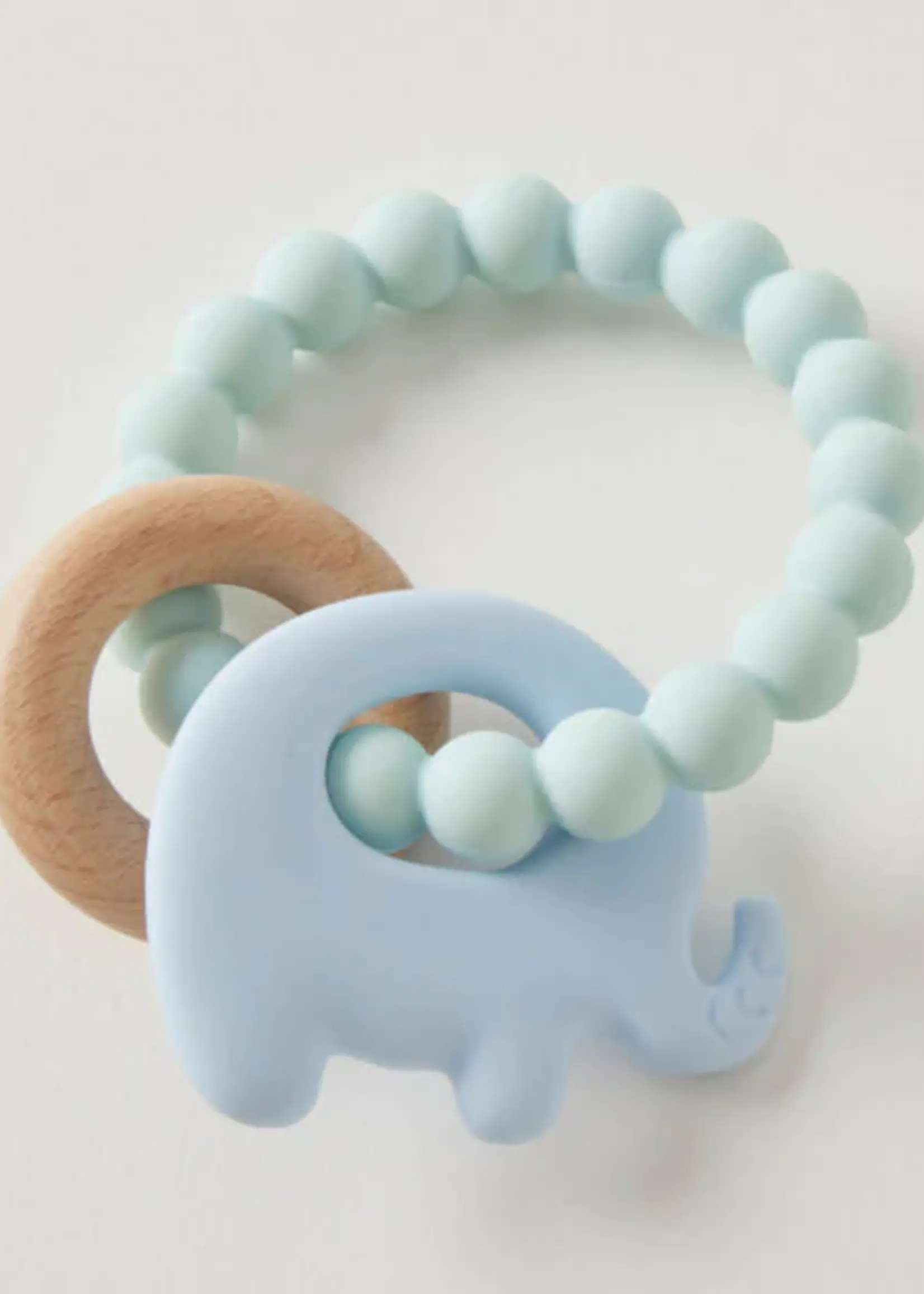 Jiggle & Giggle Wren Silicone & Wood Teether 3 Asst Designs