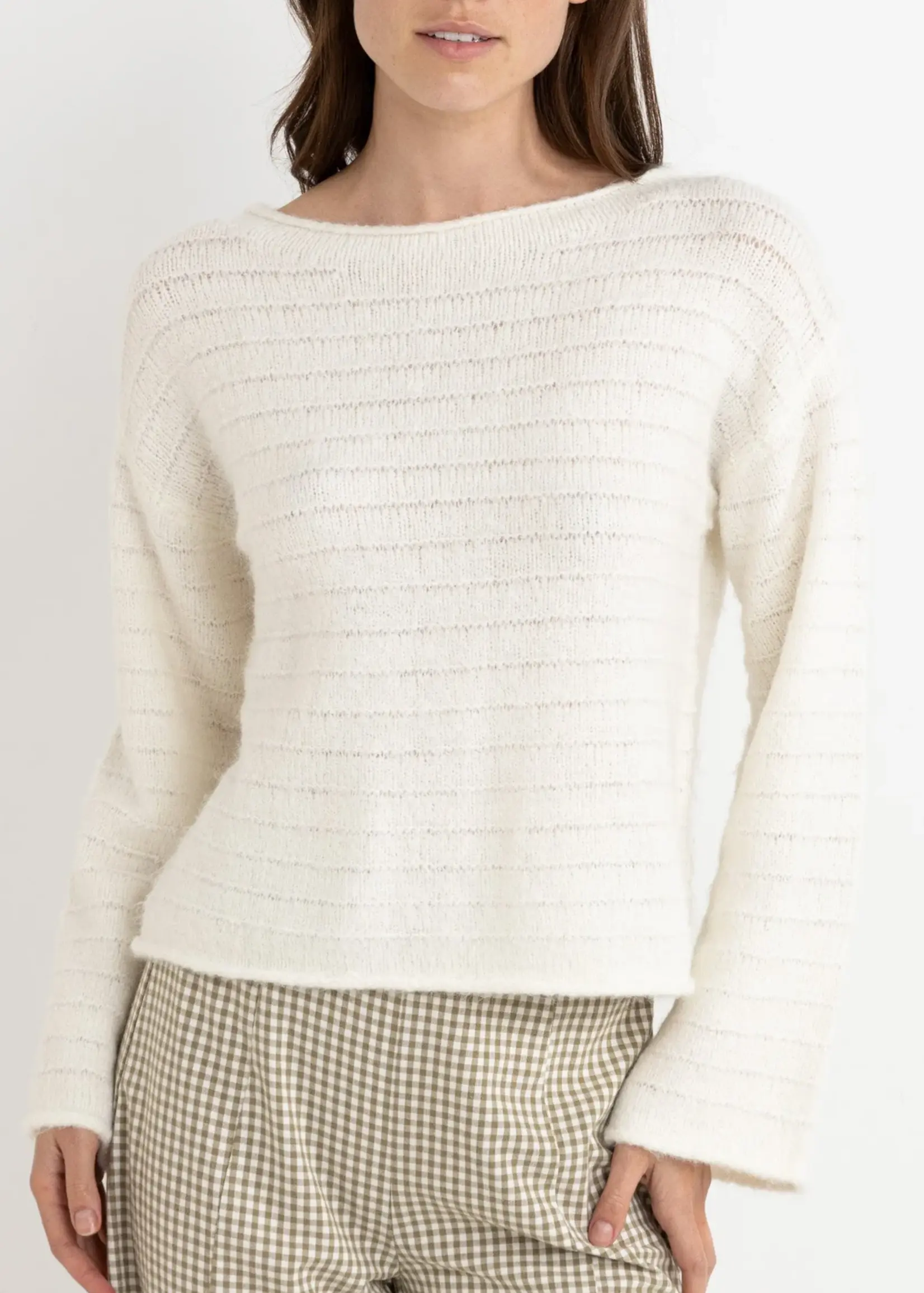 Rhythm Baklava Knit - White
