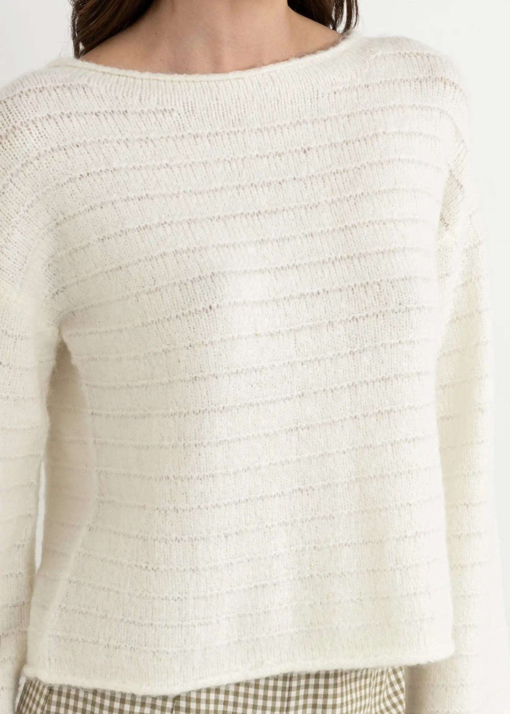 Rhythm Baklava Knit - White