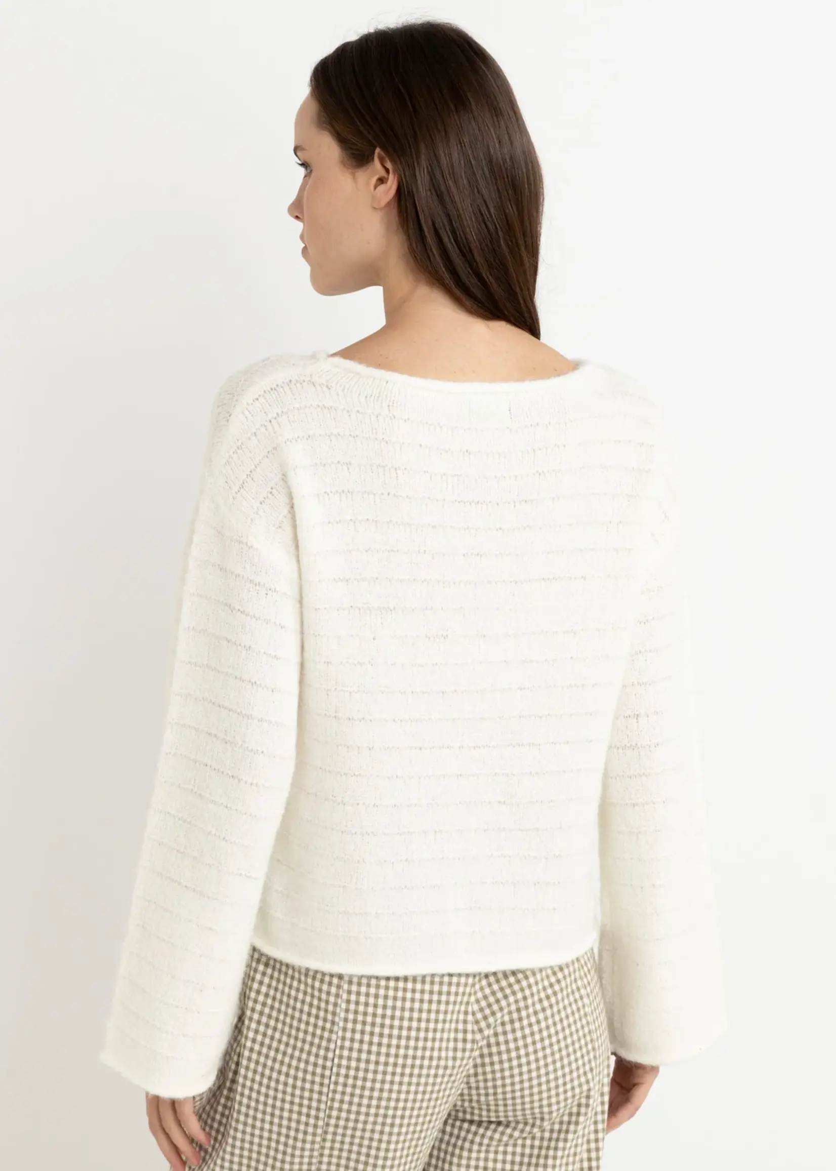 Rhythm Baklava Knit - White