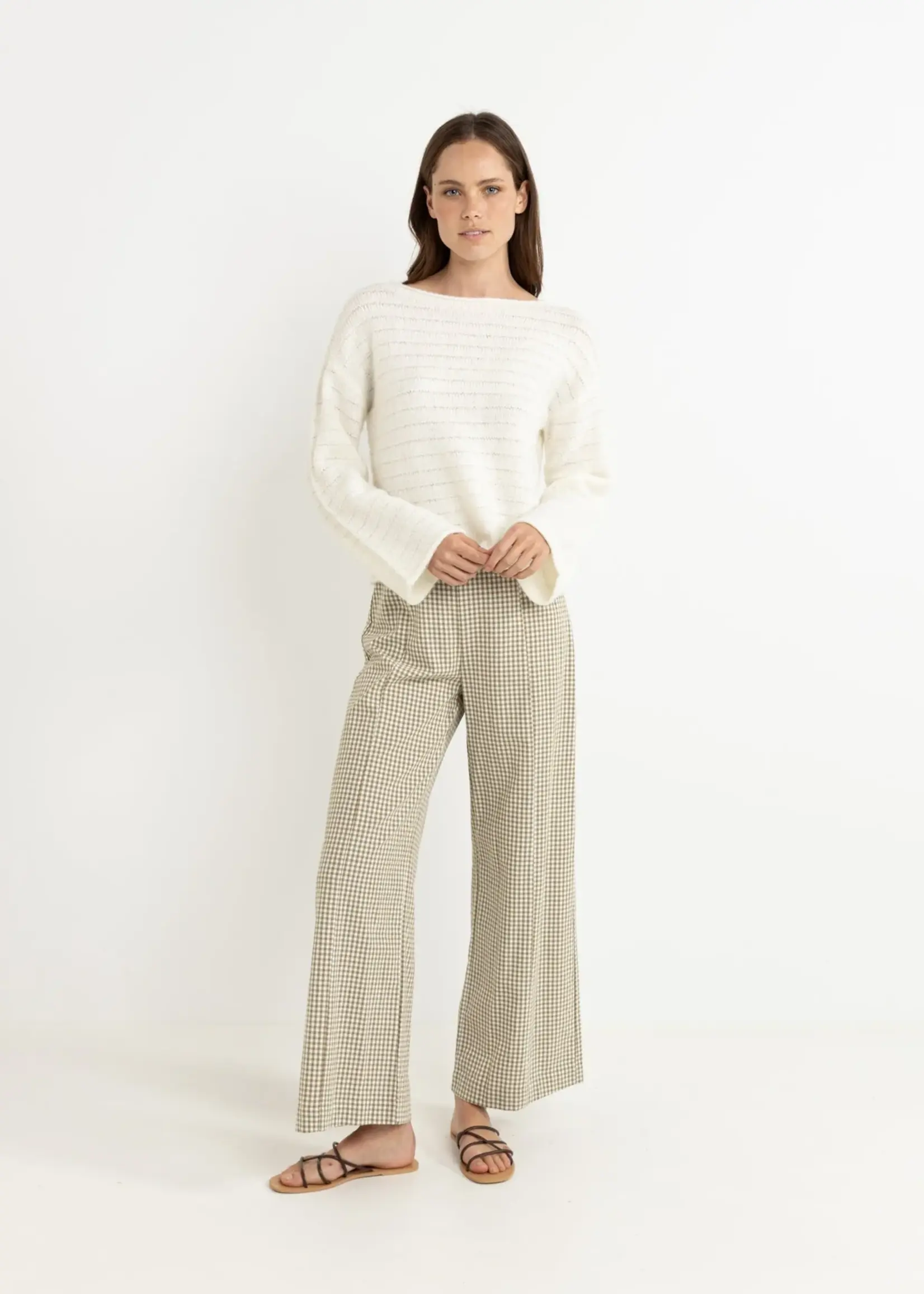 Rhythm Baklava Knit - White