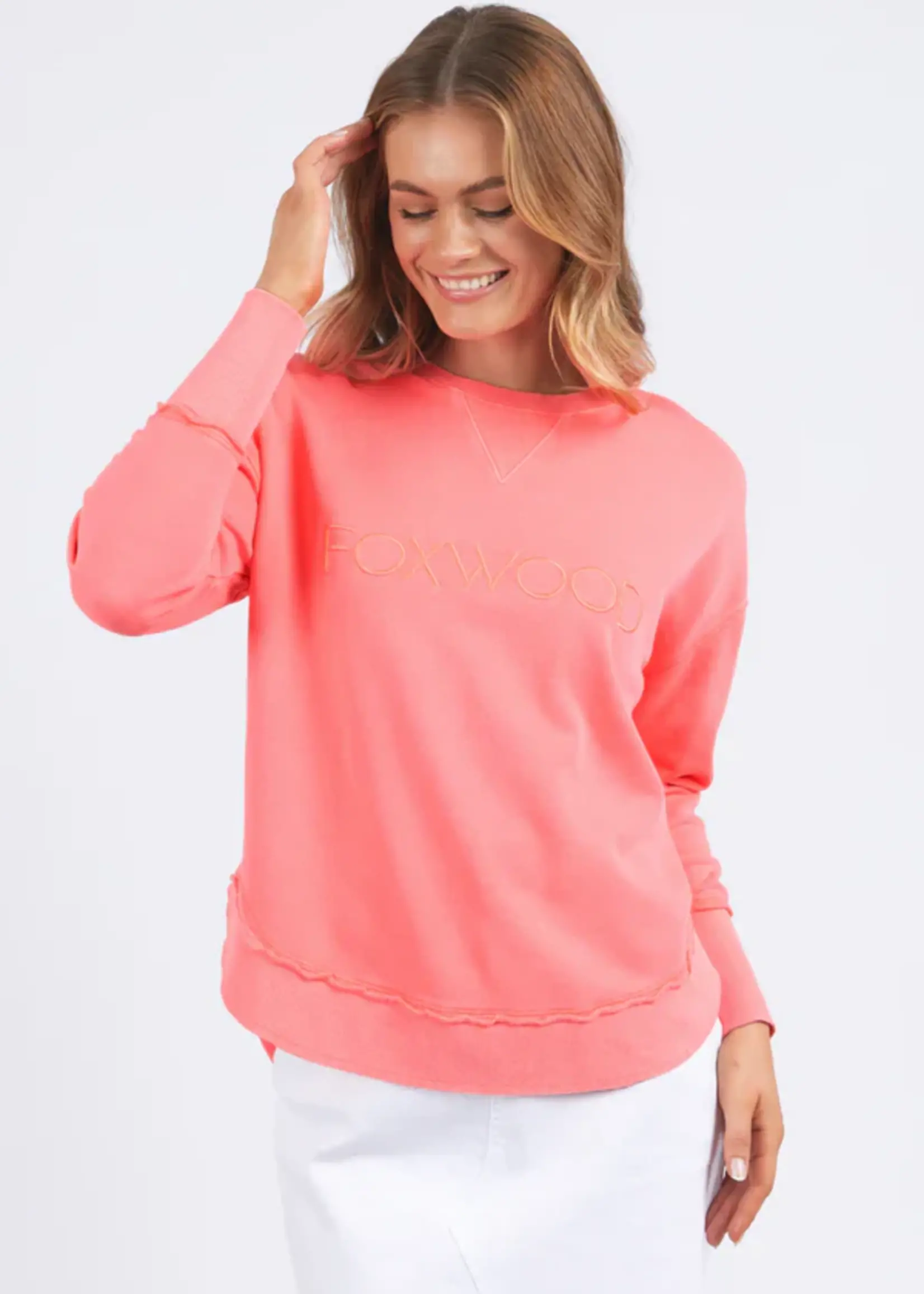 Foxwood Simplified Crew Neon Pink