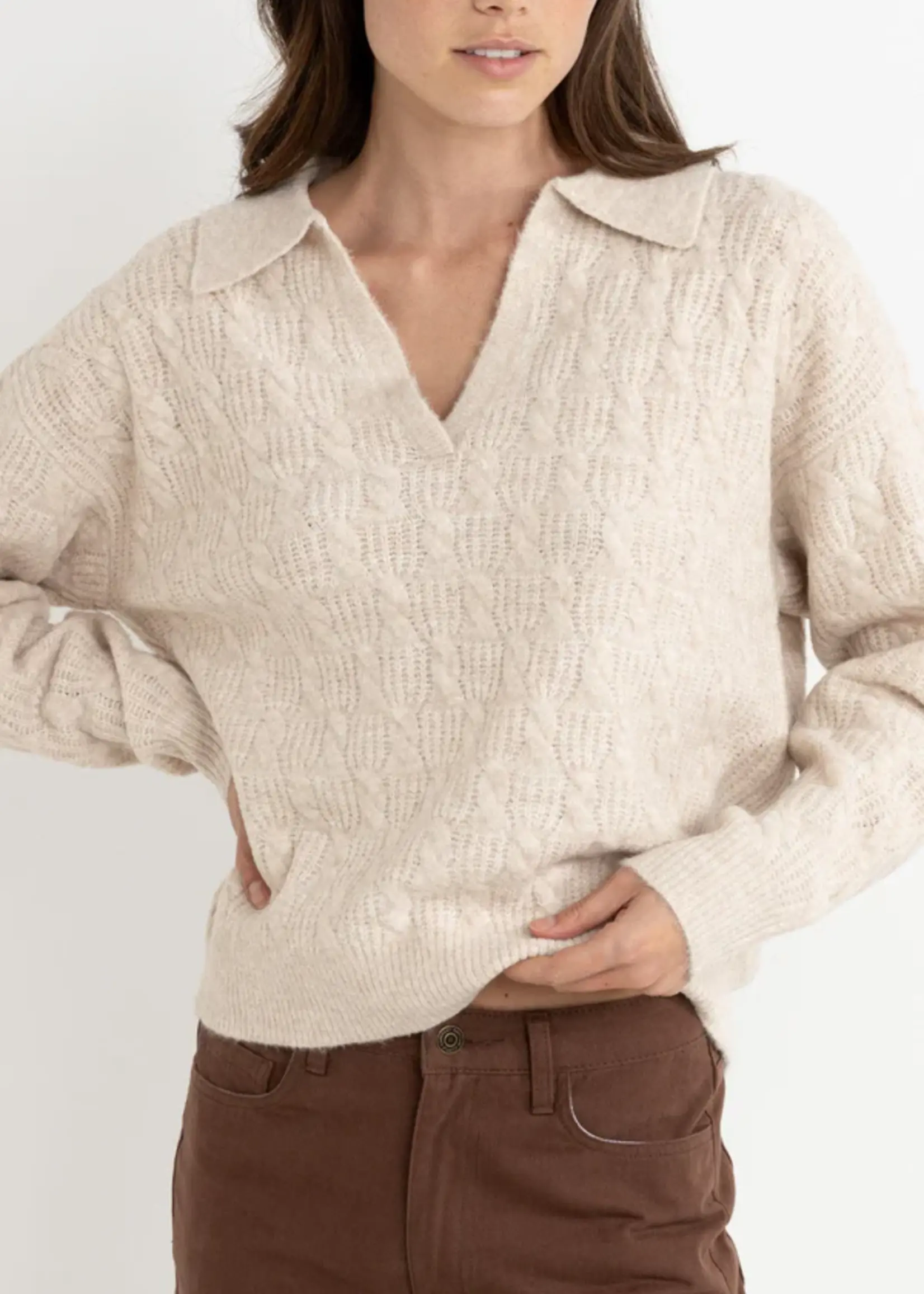 Rhythm Lexie V-Neck Collared