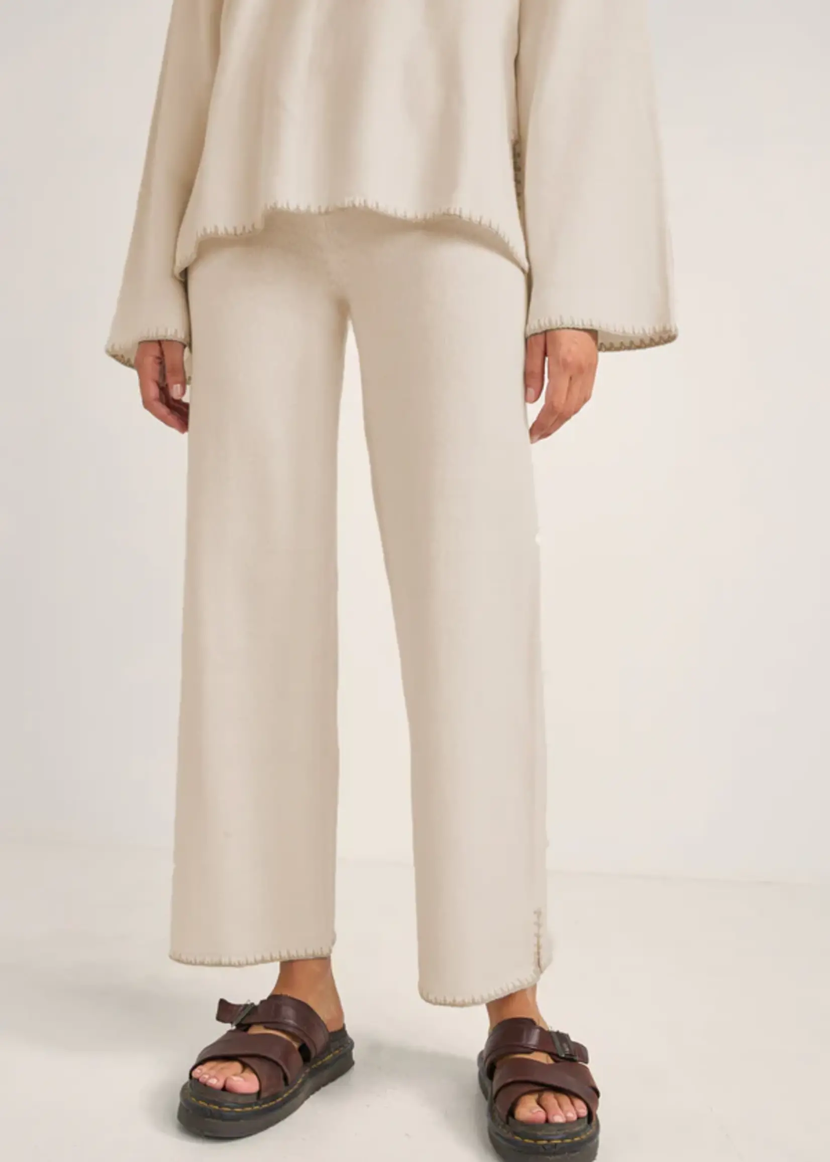 Rhythm Bondi Knit Straight Leg Pant