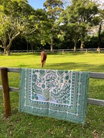 Salty Aura The Dahlia Green Rug