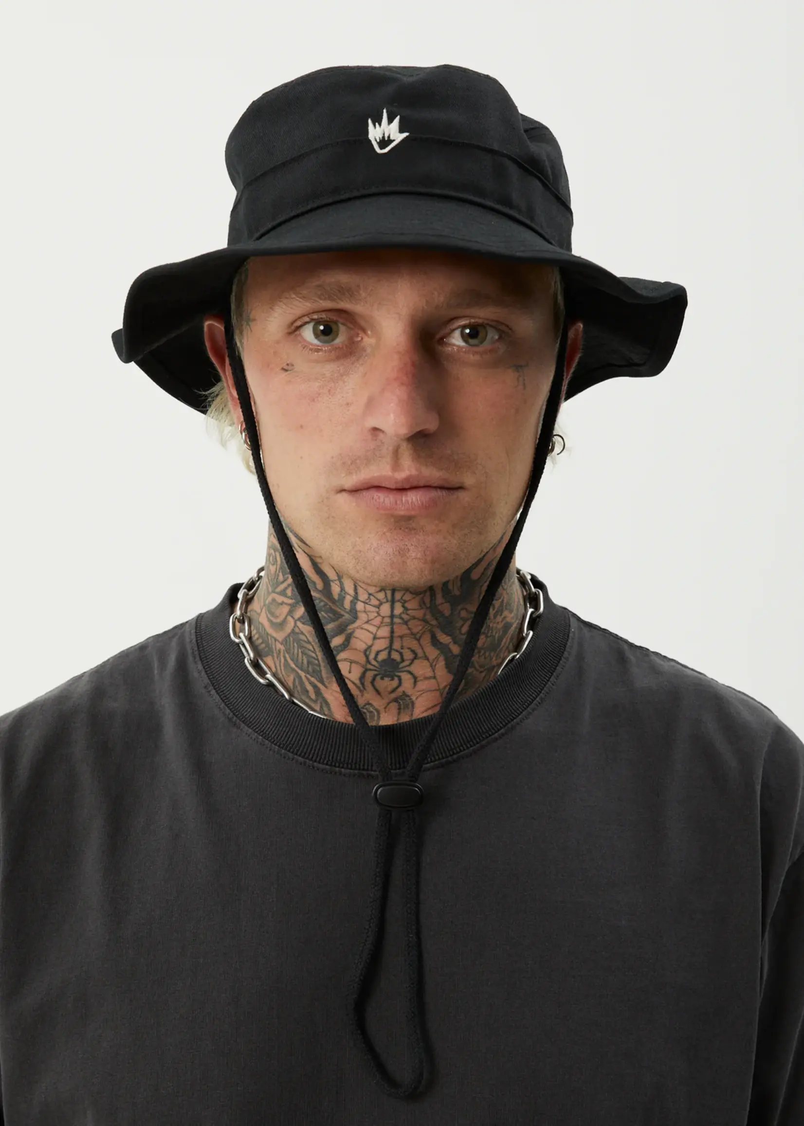 Flame Bucket Hat - Black