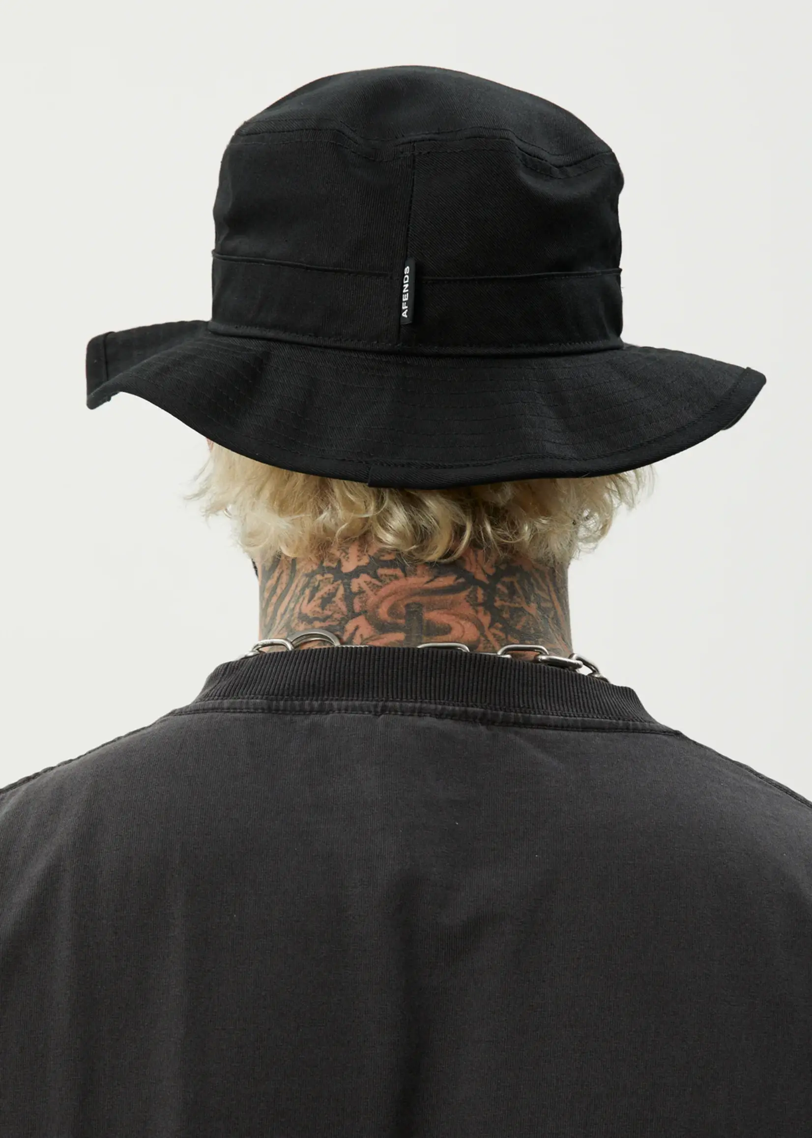 Flame Bucket Hat - Black