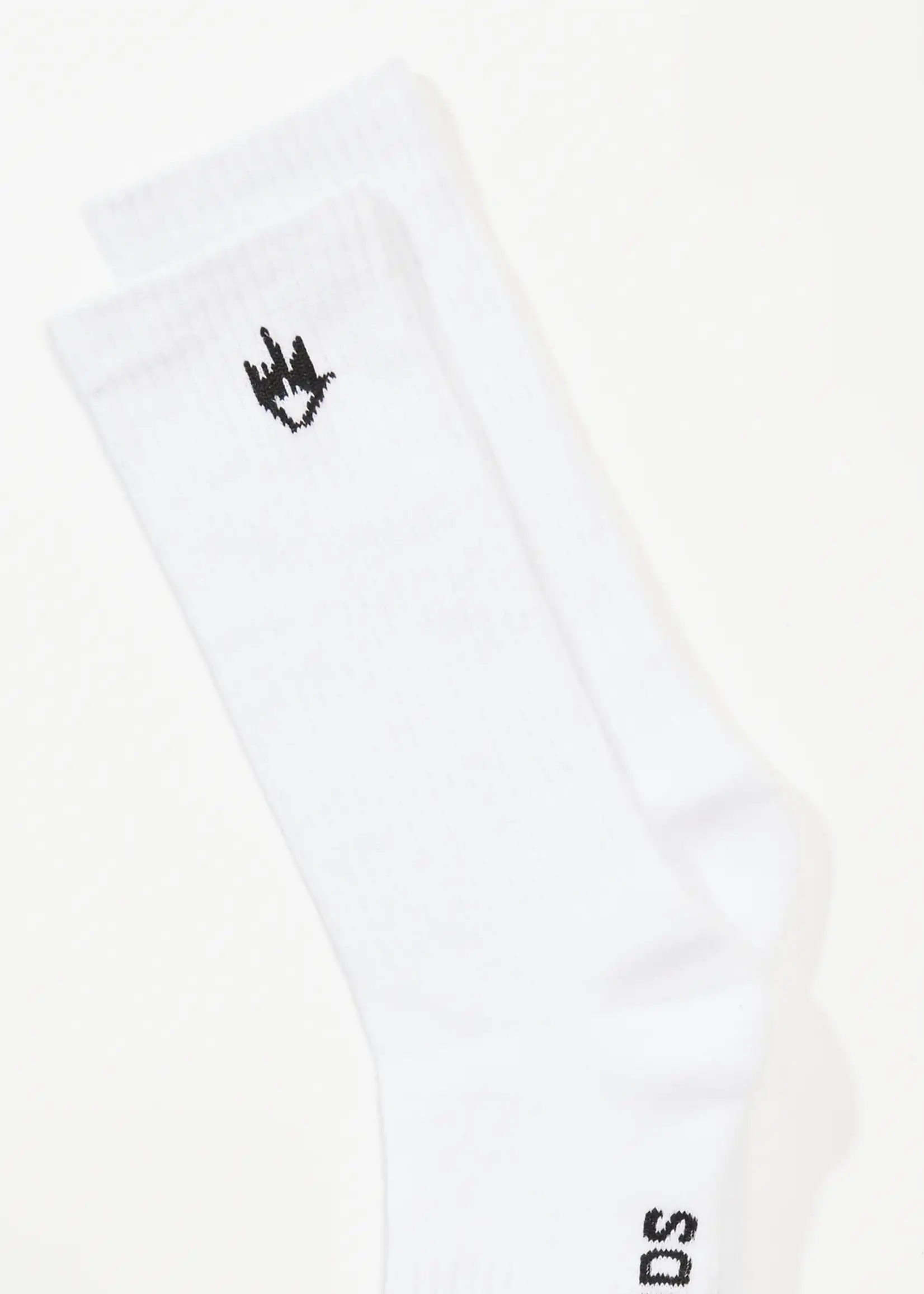 Flame Socks 3 Pack - White