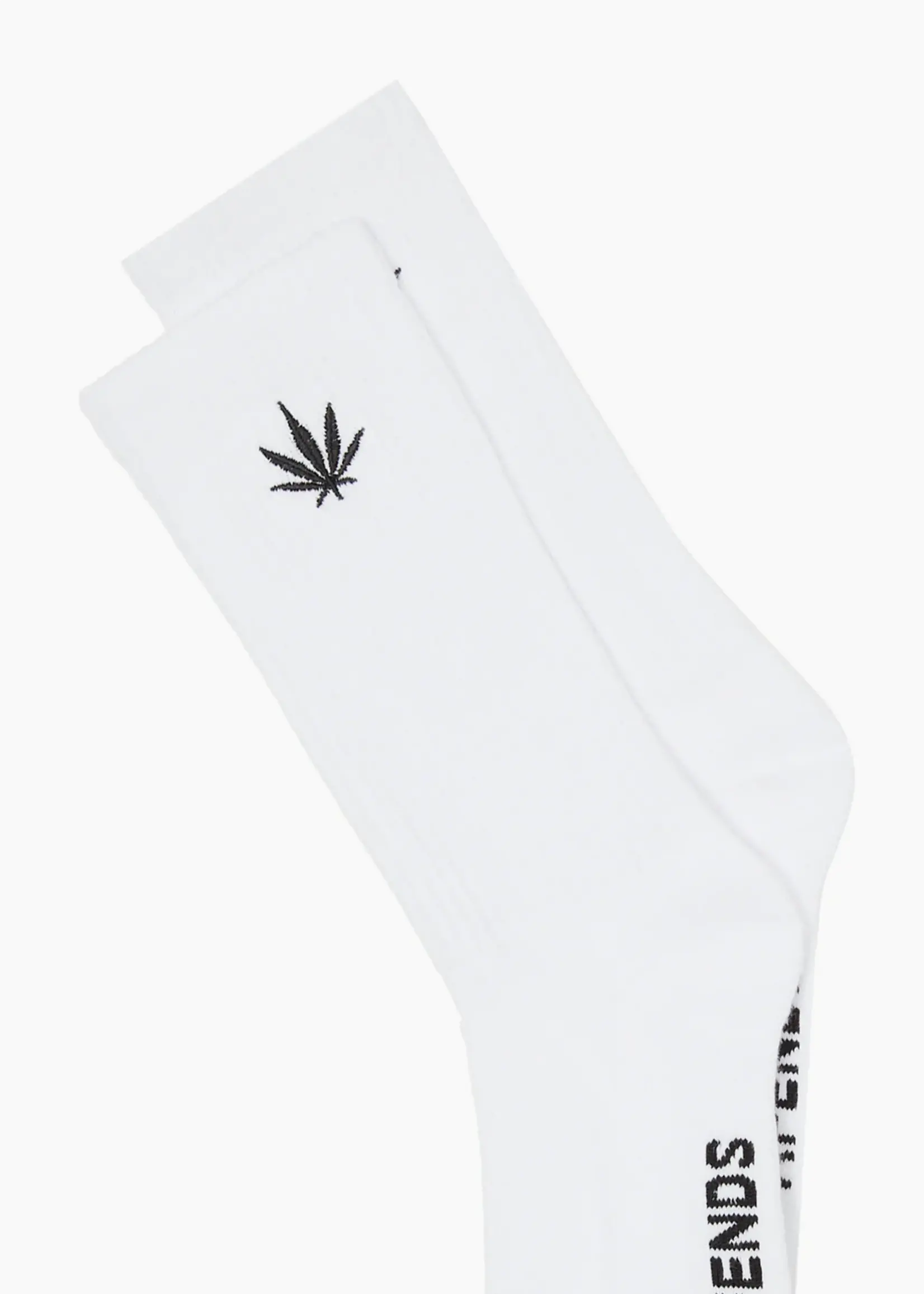 Afends Happy Socks 1 Pack - White