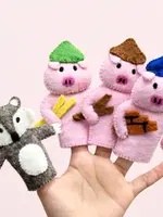 The Three Little Pigs - Finger Puppet Set
