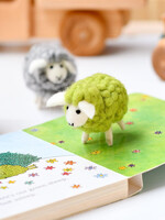 Felt Green Sheep Toy