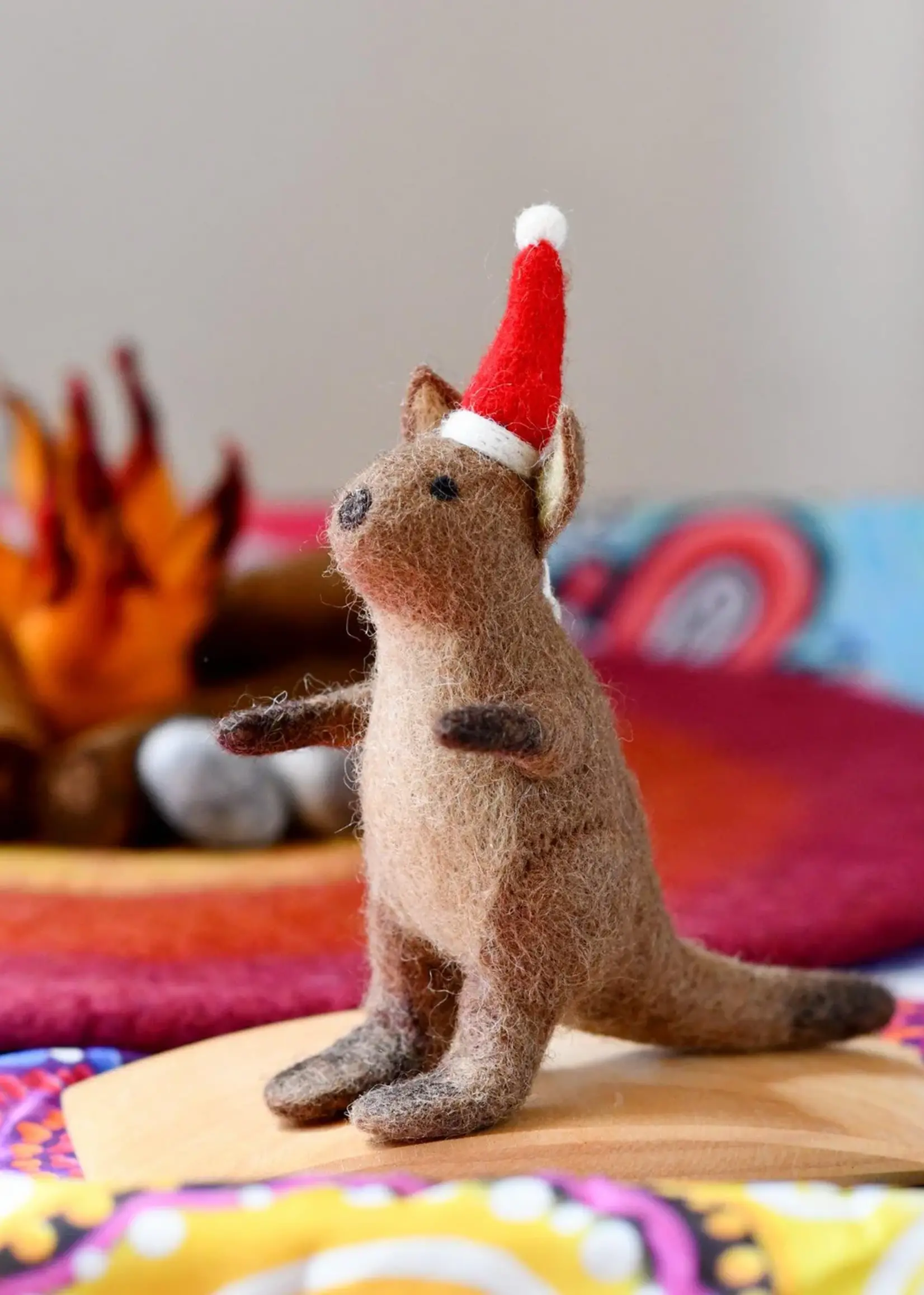 Felt Australian Kangaroo Christmas Ornament