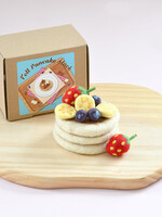 Felt Pancake Stack Play Food Set