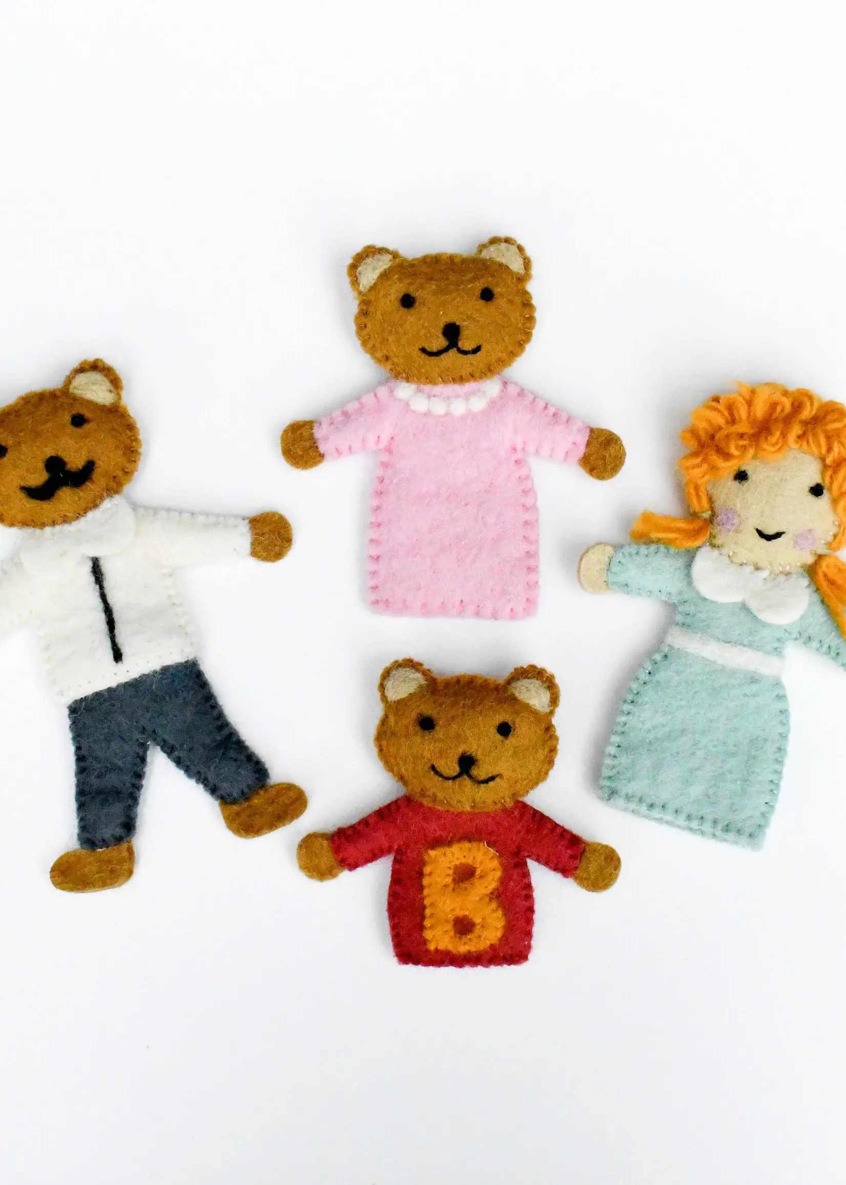 Goldilocks and The Three Bears - Finger Puppet Set