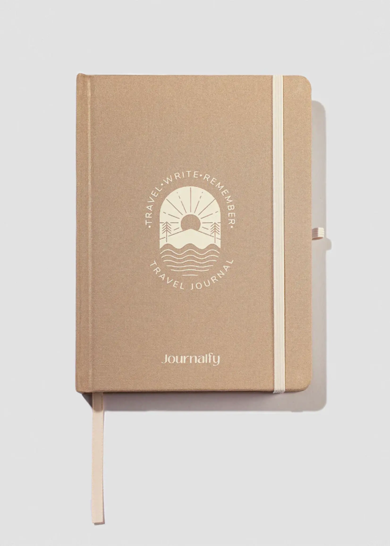 Journalfy Travel Journal - Earthy Taupe