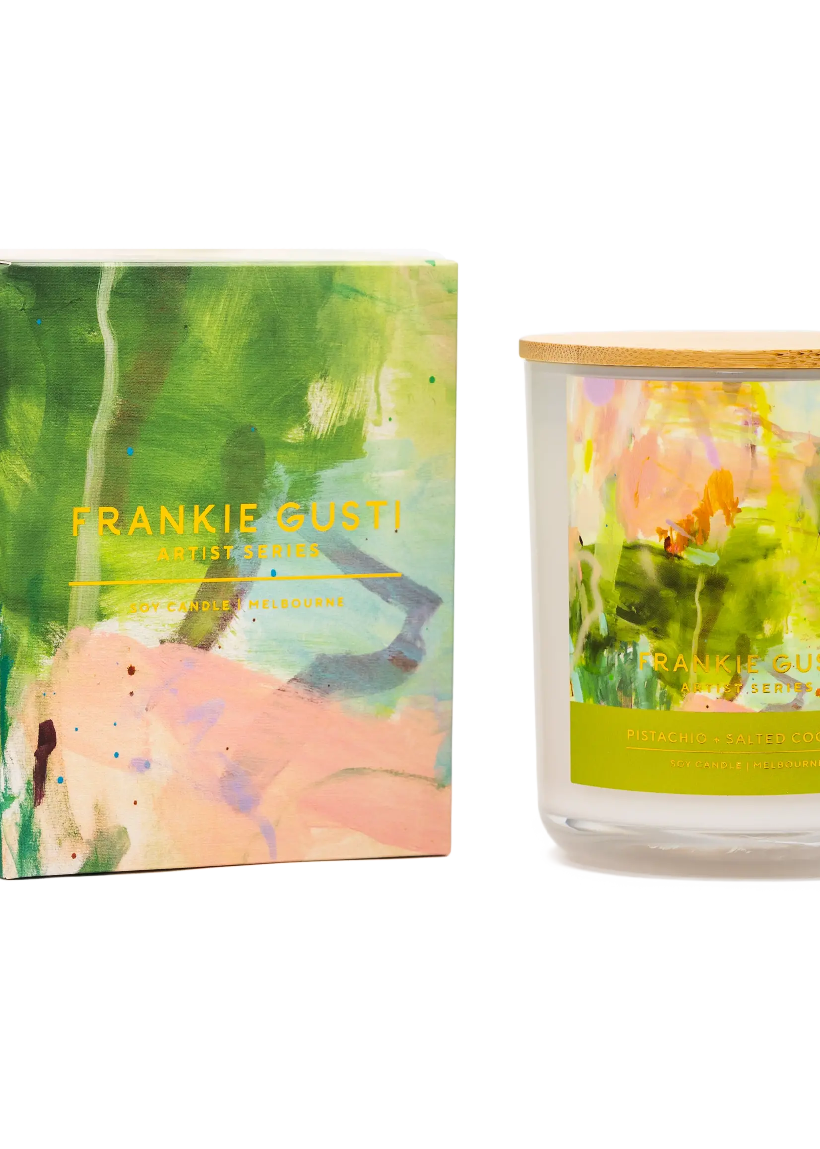 Artist Series Candle | Pistachio + Salted Coconut | Kate Eliza