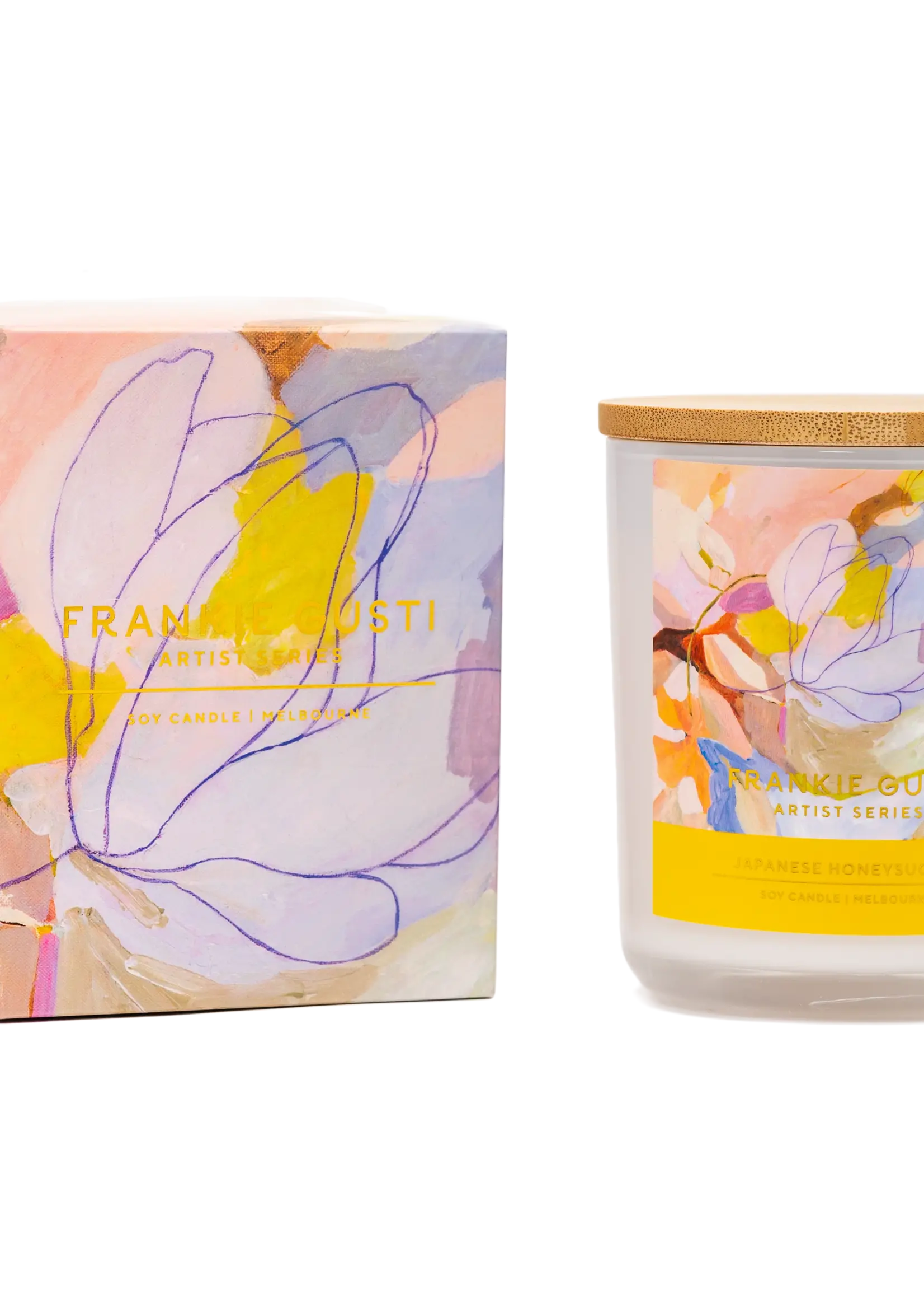 Artist Series Candle | Japanese Honeysuckle | Jade Fisher