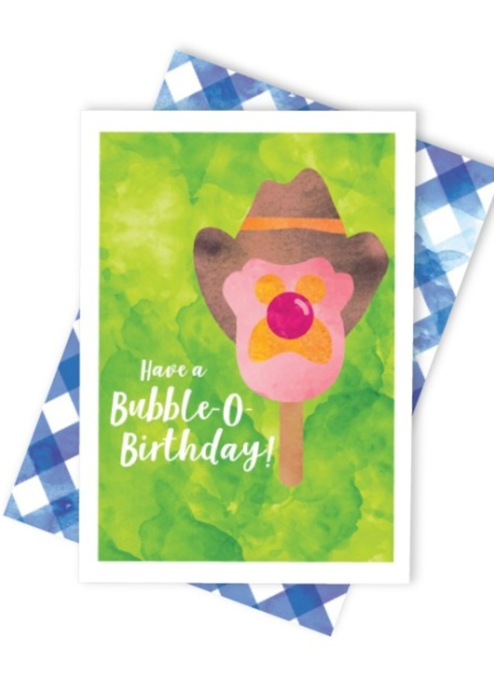 Candle Bark Creations Cowboy Ice Cream Birthday - Card