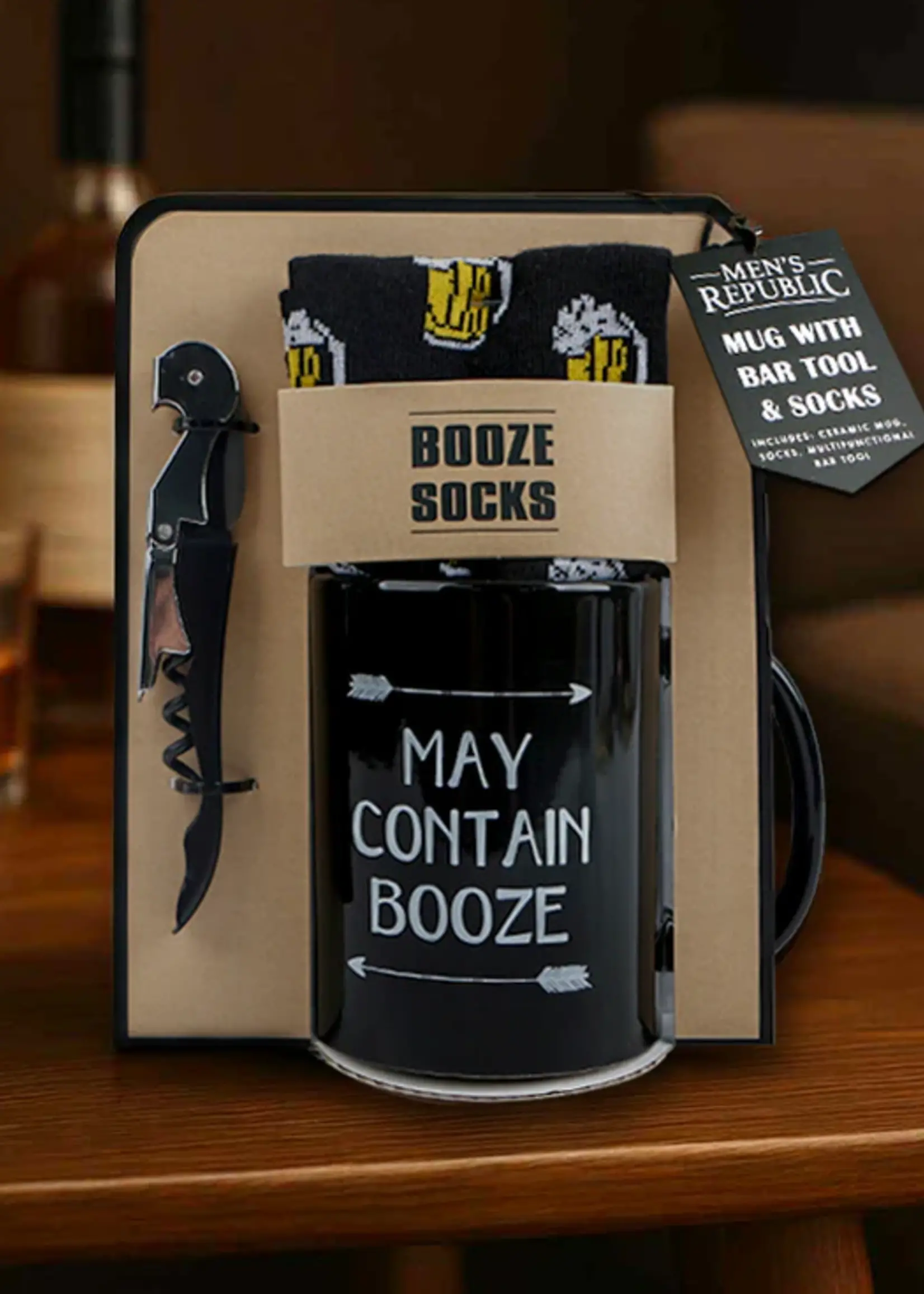 Mens Republic Mug Set - May Contain Alcohol