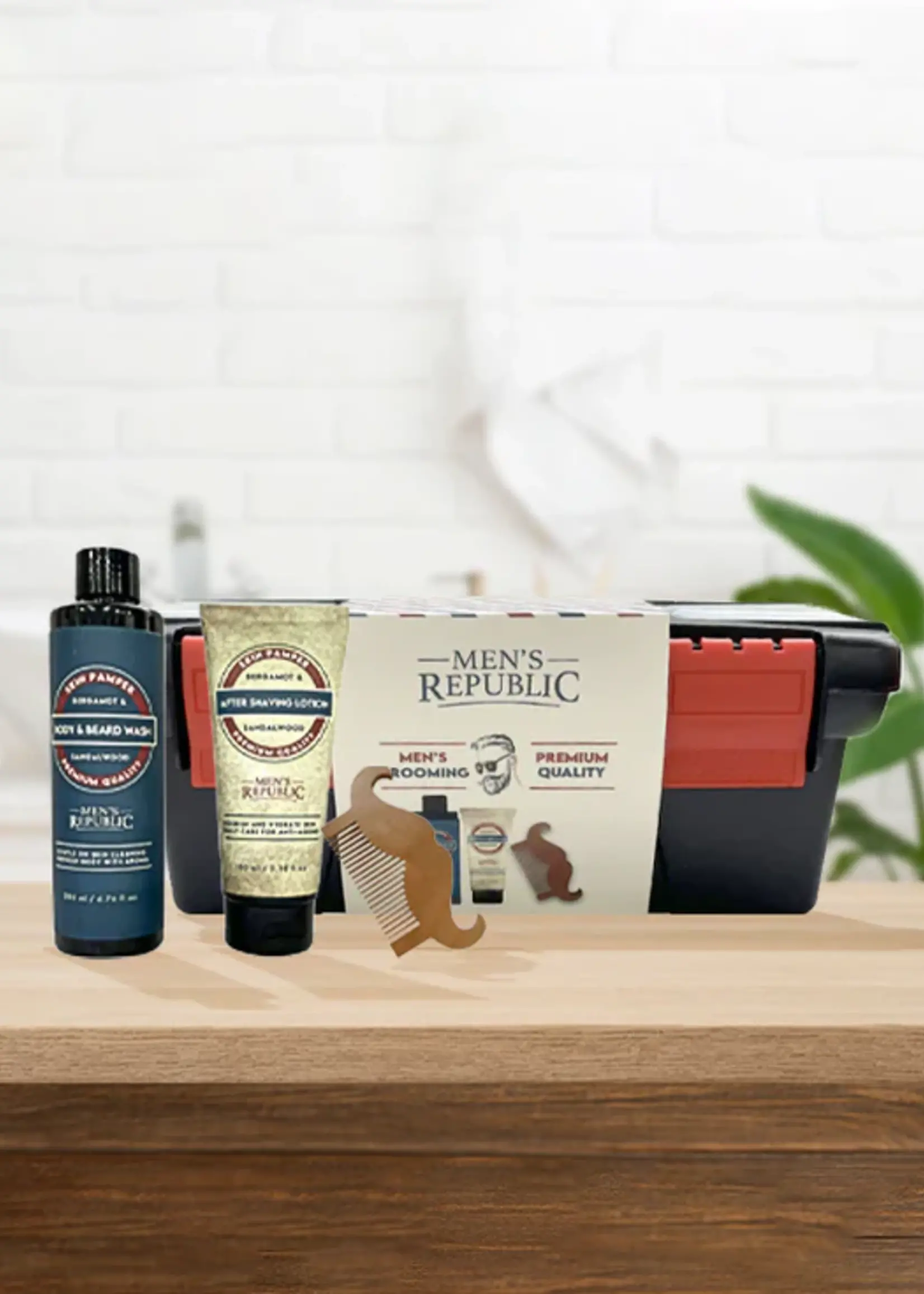 Mens Republic Piece Grooming Set Includes Small Tool