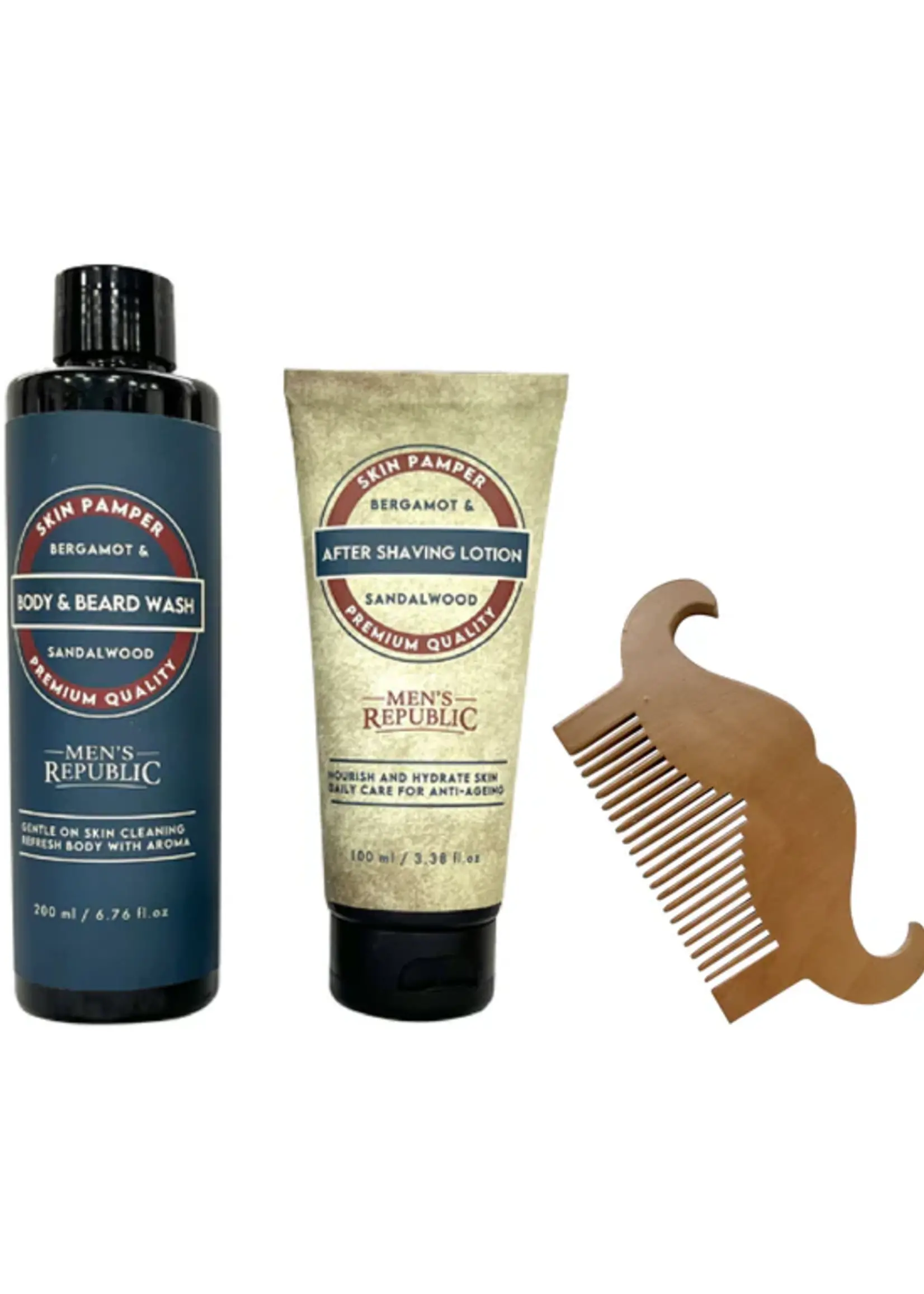 Mens Republic Piece Grooming Set Includes Small Tool