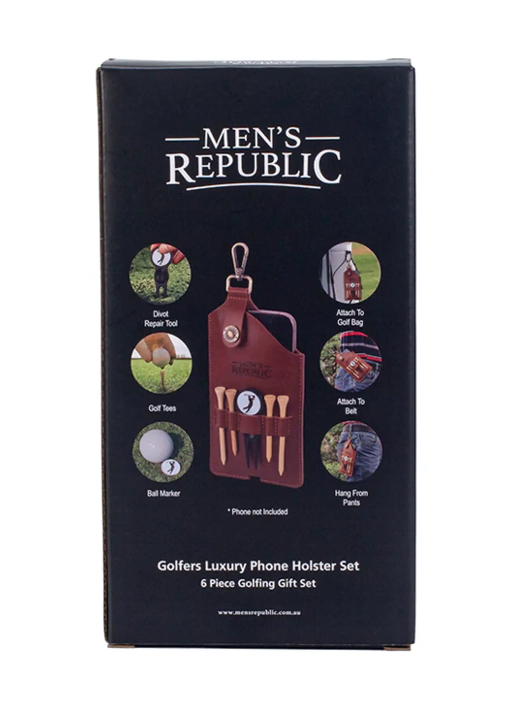Mens Republic Golfers Luxury Phone Holster