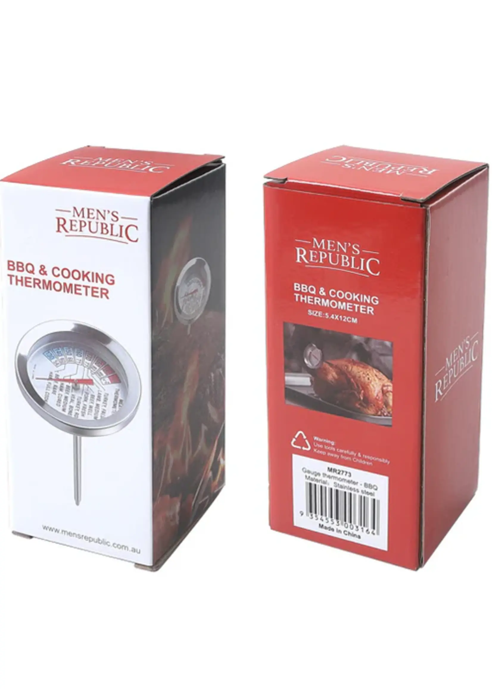 Mens Republic BBQ and Cooking Thermometer