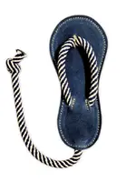 Georgie Paws Jandal Dog Toy - Navy
