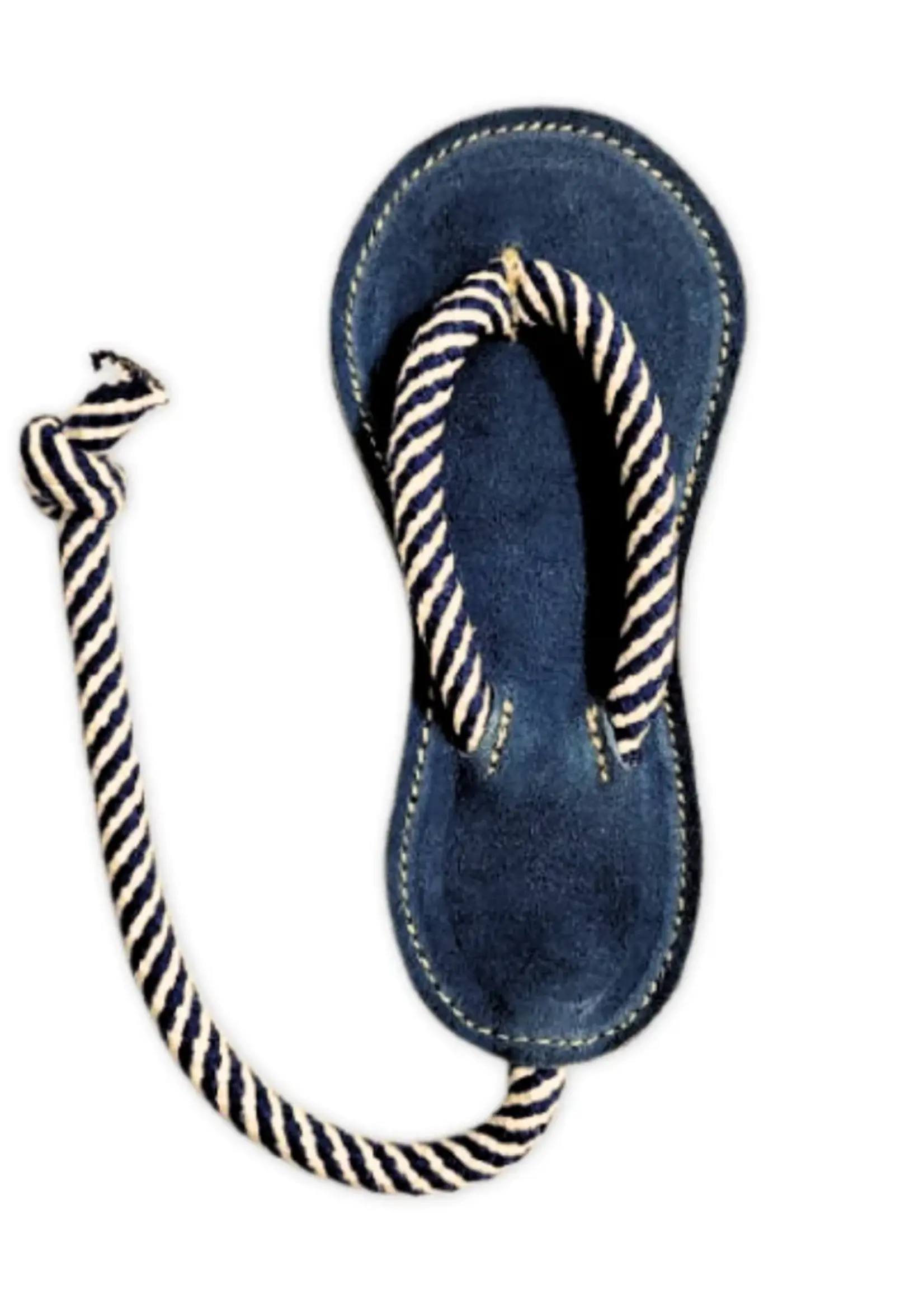 Georgie Paws Jandal Dog Toy - Navy